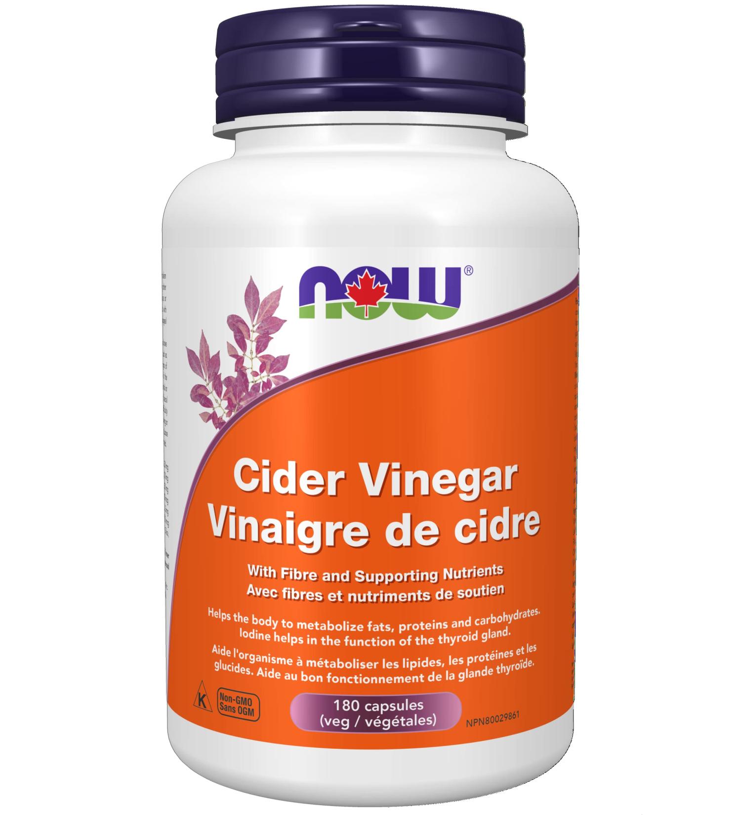 Now Foods Cider Vinegar Diet Factors 180cap - Buy Online on GoSupps.com