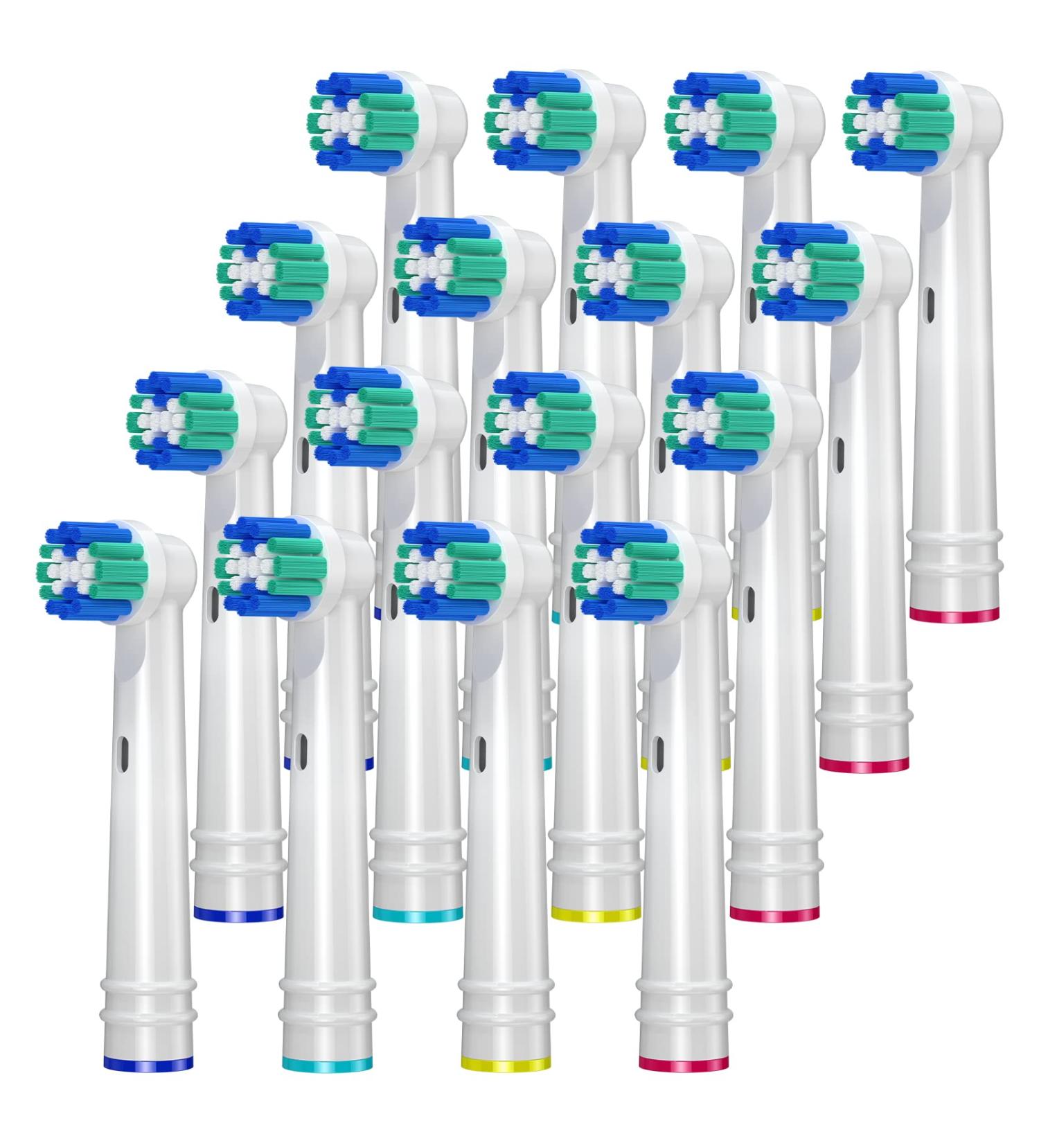 16-Pack Replacement Brush Heads for Oral-B - Precision Clean Fit for Professional Care Vitality Pro Smart Genius & More - Buy Online on GoSupps.com