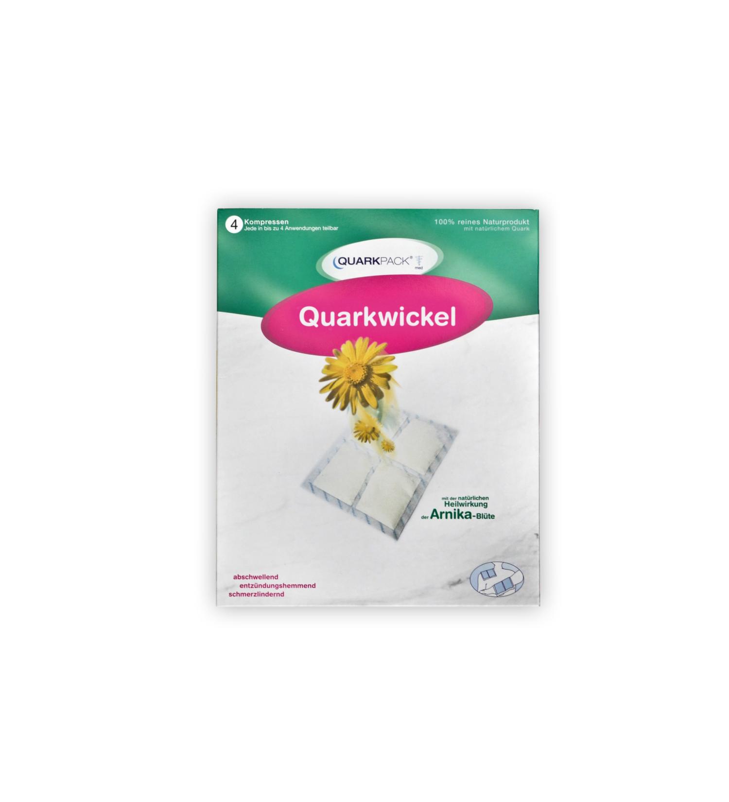 Quarkpack Arnica Cooling Compress - Natural First Aid for Injuries 8 Pack (32 Applications) - Buy Online on GoSupps.com
