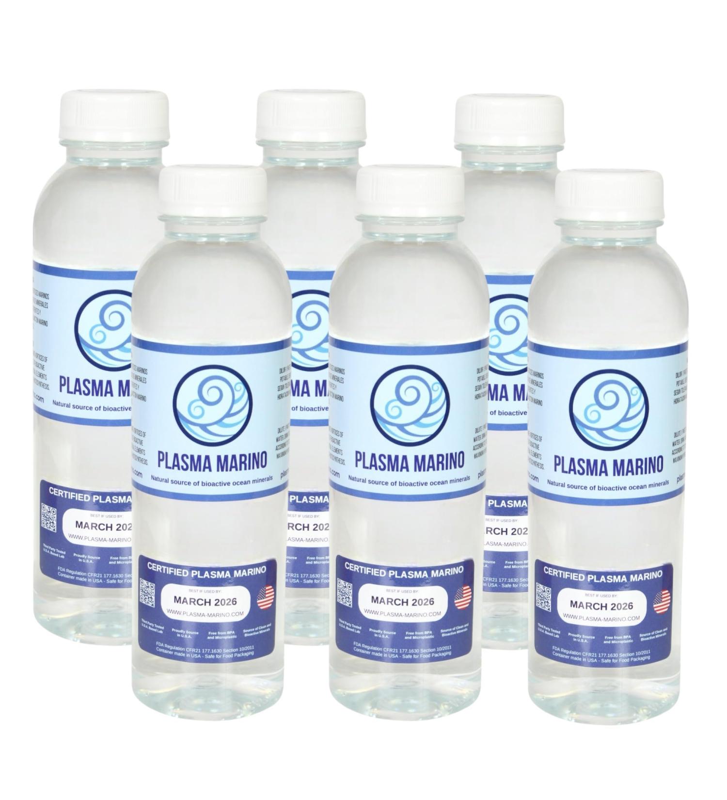 Plasma Marino - HYPERTONIC SEA WATER 16.09 oz Pack of 6 - Buy Online on GoSupps.com