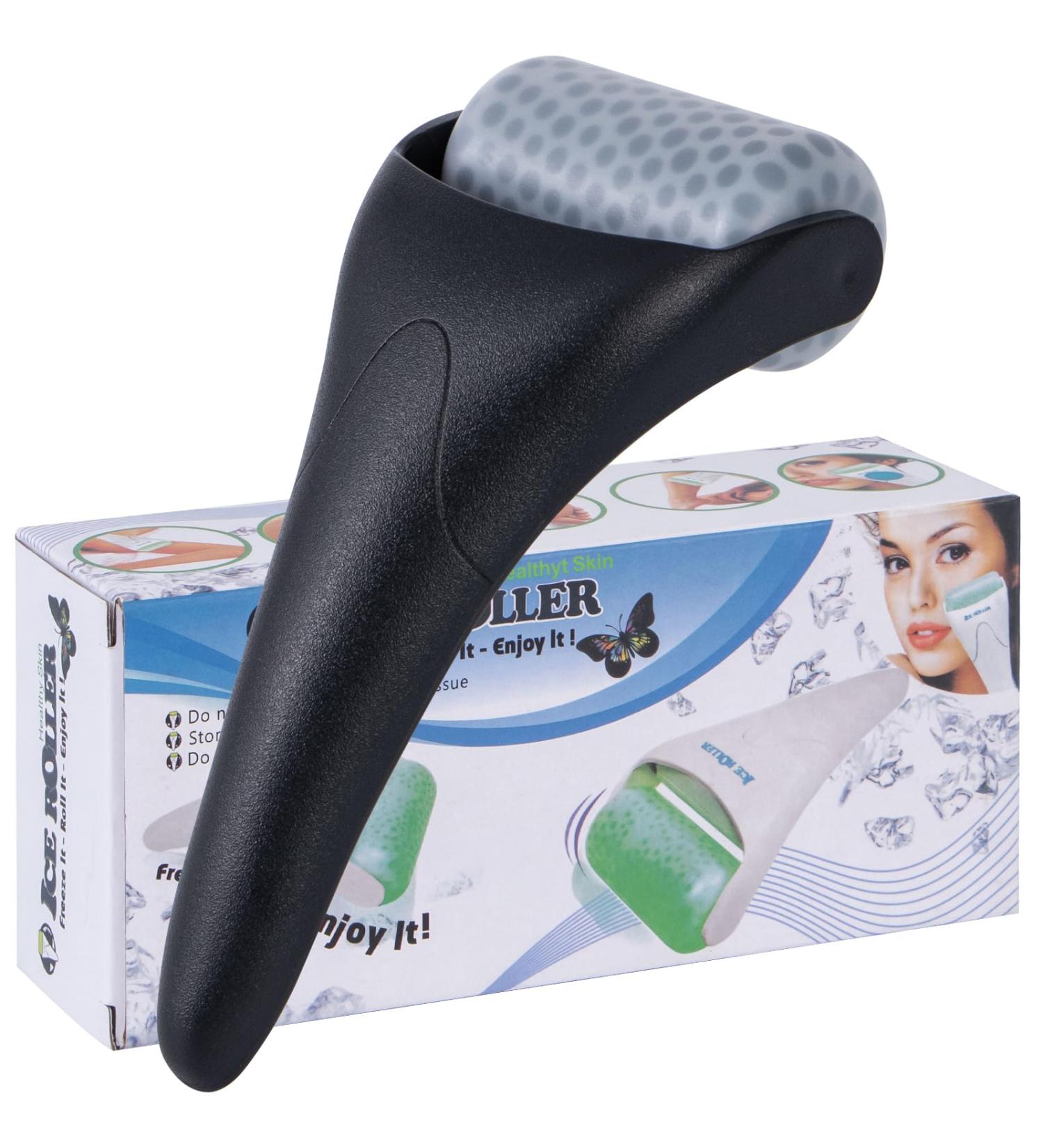 Ice Facial Roller | Puffiness Relief & Skin Care | Face Massager for Men & Women | Reduce Pain & Wrinkles | Perfect Self Care Gift - Buy Online on GoSupps.com
