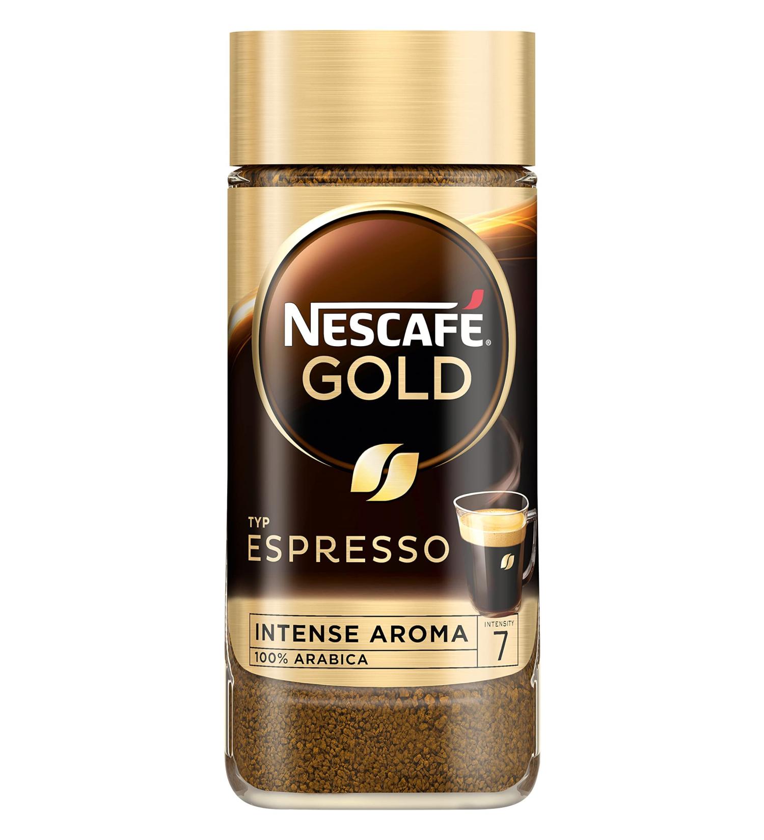 Nescaf Dolce Gusto Gold Espresso - 100% Arabica Instant Coffee with Velvet Crema - 100g Pack for International Shipping - Buy Online on GoSupps.com
