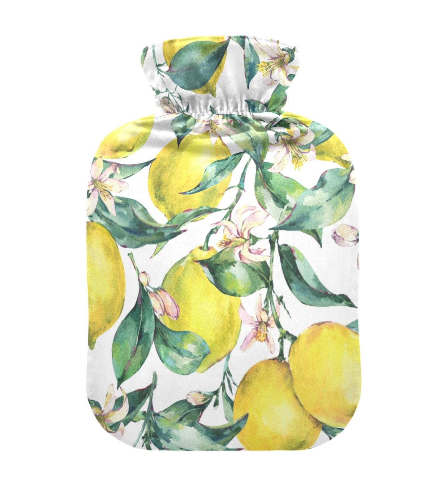 Premium 2L Heat Bottle - Citrus Yellow Lemon Heating Bag for Effective Pain Relief & Cramps - Buy Online on GoSupps.com