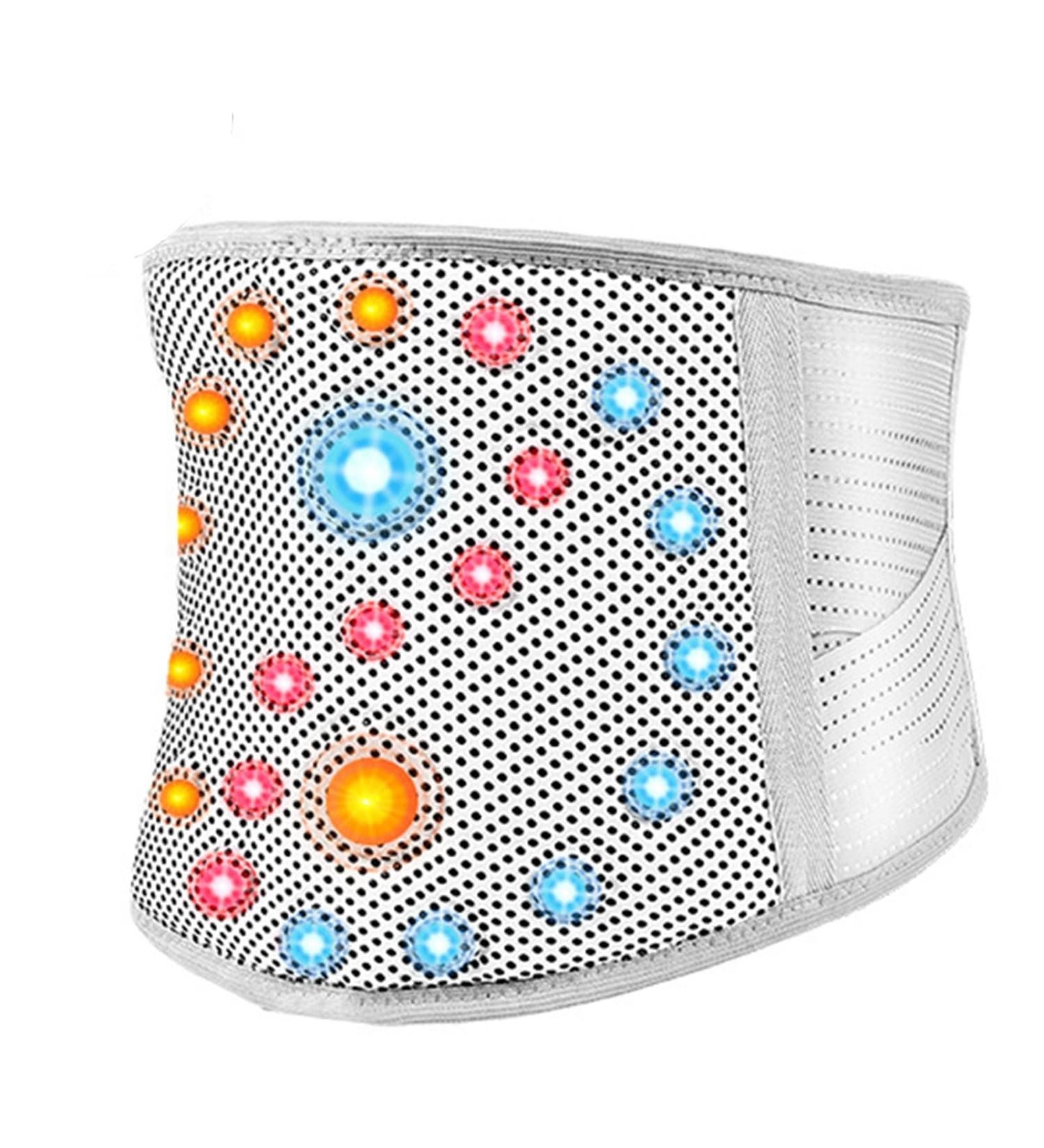 Decompression Self-Heating Magnetic Therapy Lumbar Waist Back Brace Massagers Support Orthopedic Belts For The Elderly With Lower Back Pain Spine Injury (Color : Gray Size : L/Large) L/Large Gray - Buy Online on GoSupps.com