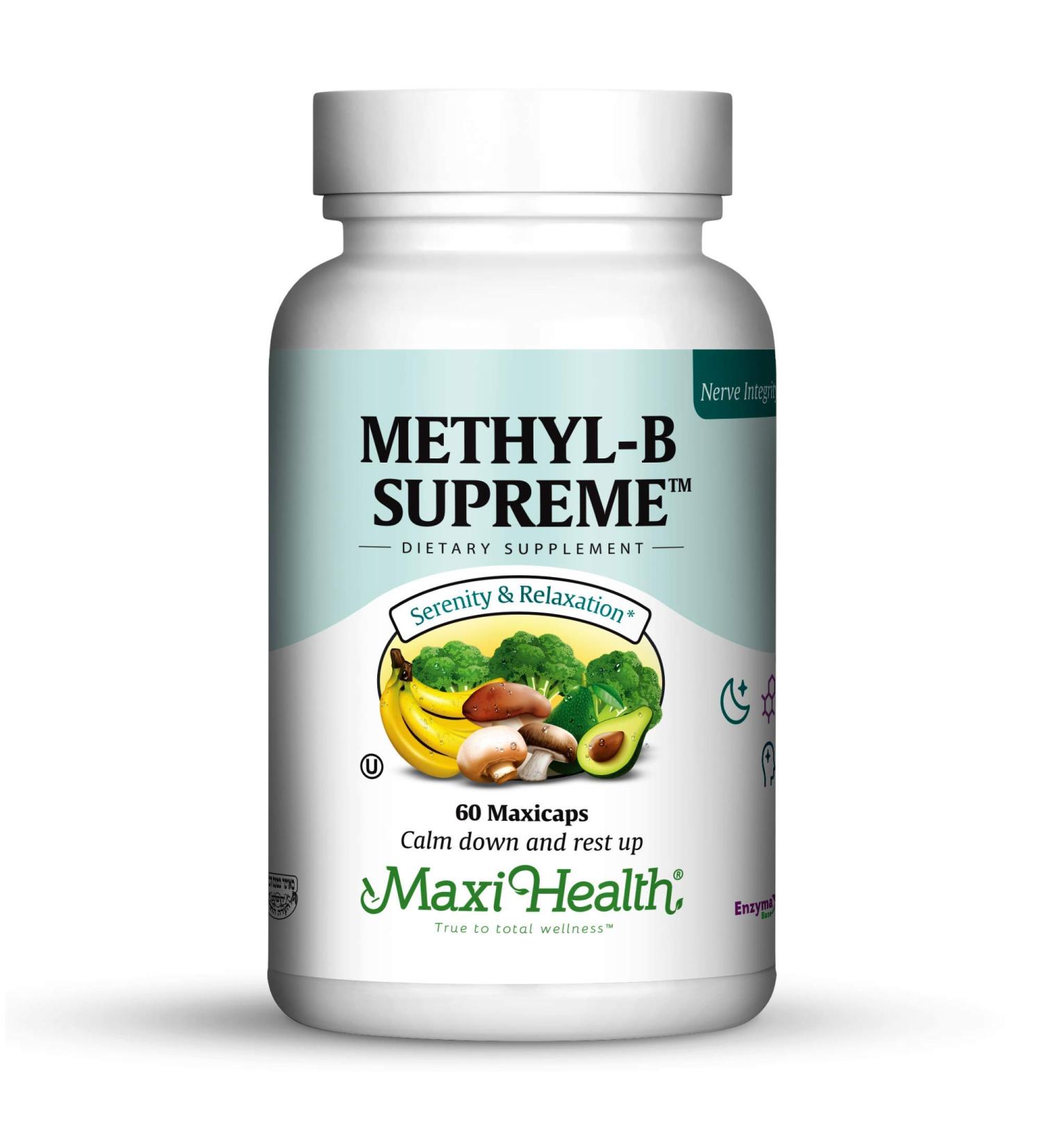 Maxi Methyl B Supreme Capsules 60 Count - Boost Energy and Support Overall Wellness - Buy Online on GoSupps.com