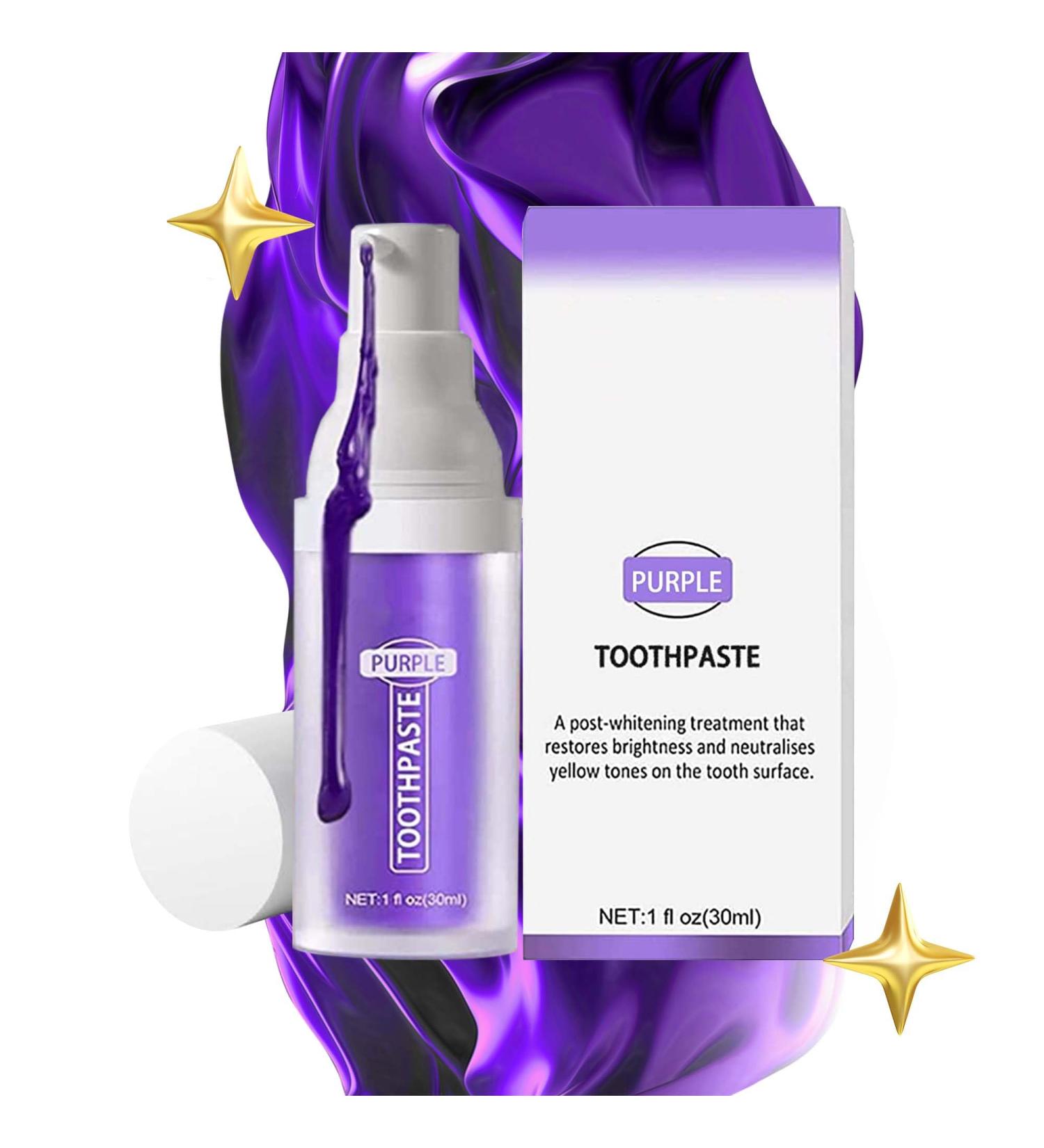 Lila Purple Toothpaste - Whitening & Brightening Formula for White Teeth | Best Purple Toothpaste for Effective Results - Buy Online on GoSupps.com