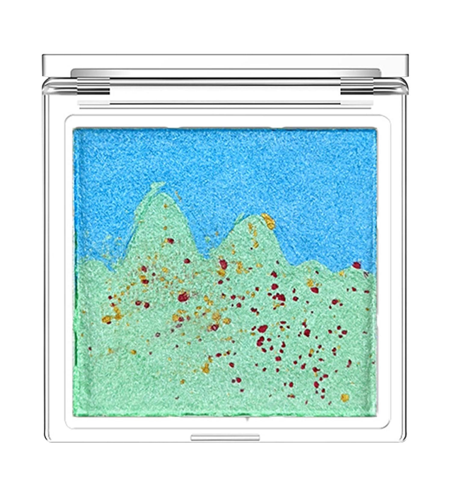 Pearlescent Eye Shadow Waterproof Eyeshadow Multi-Color Eye Shadow Landscape Eyeshadow Long-Lasting Shimmer Eye Shadows for Women Girls Huyath #01 - Buy Online on GoSupps.com