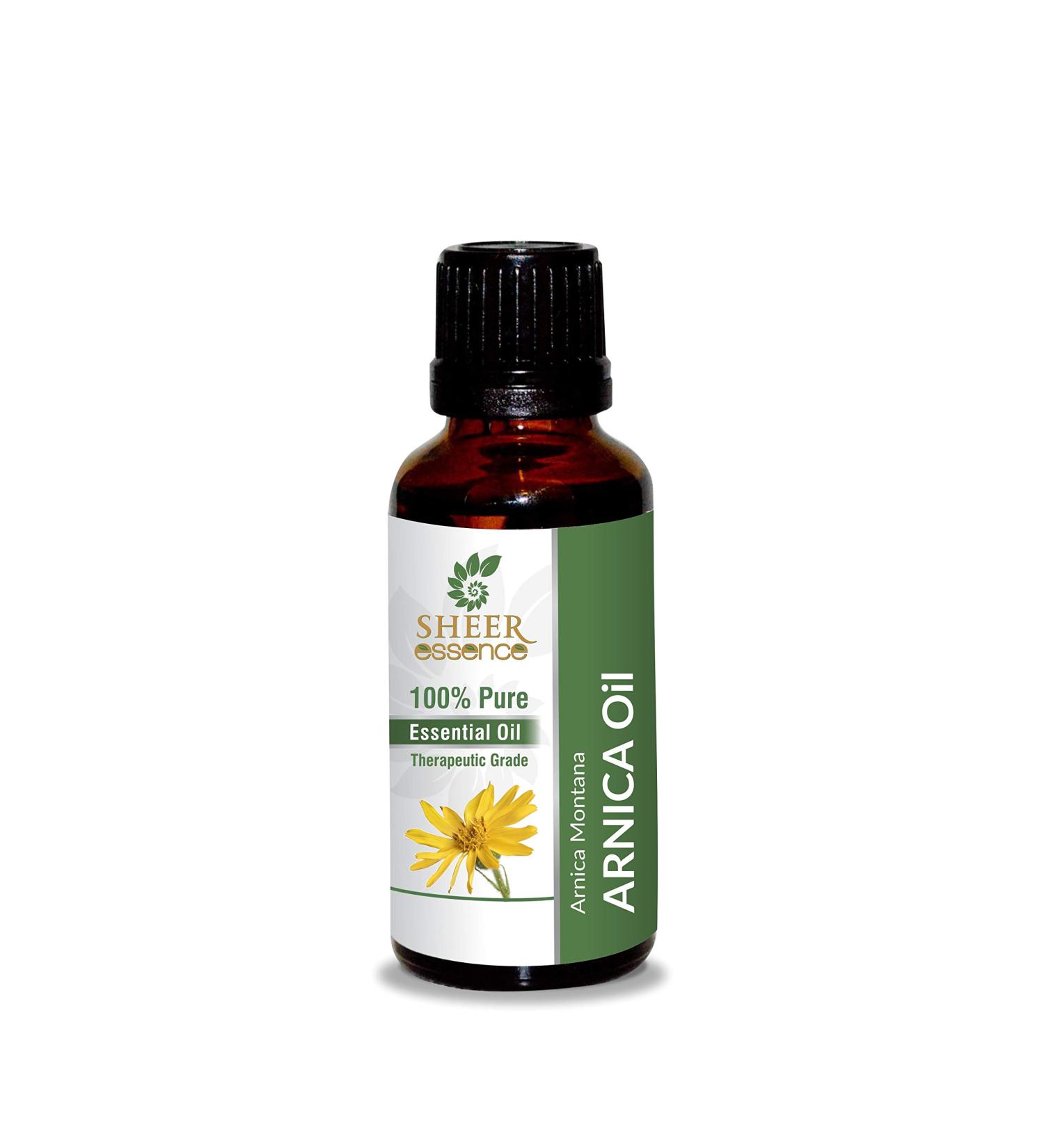 Arnica Flower Oil 30 ML (1.01 Fl.OZ) | 100% Pure Natural Undiluted Uncut Therapeutic Grade Arnica Montana