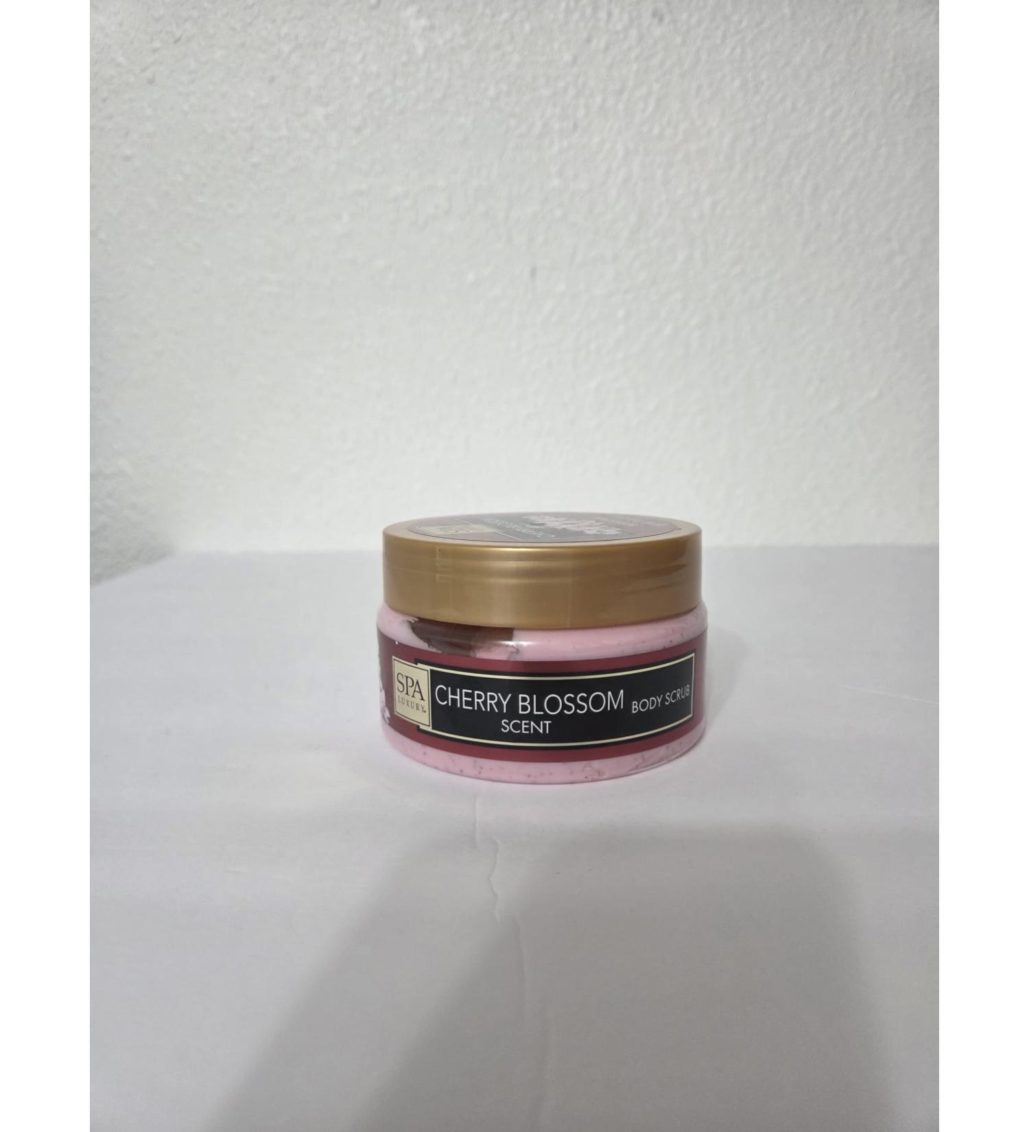 Exfoliante corporal Cherry Blossom f rmula ultra rica 8 oz (227 g) exfoliante para el cuidado de la piel