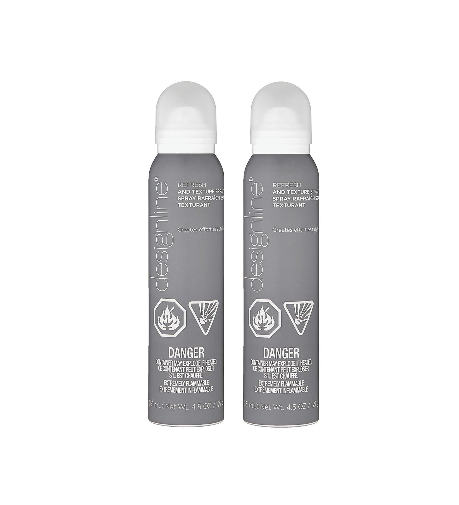 DESIGNLINE Refresh and Texture Spray 2 Pack 4.5 oz - Regis lightweight invisible formula that creates fullness and airy texture with a flexible medium hold (2 Pack) (4.5 oz) - Buy Online on GoSupps.com
