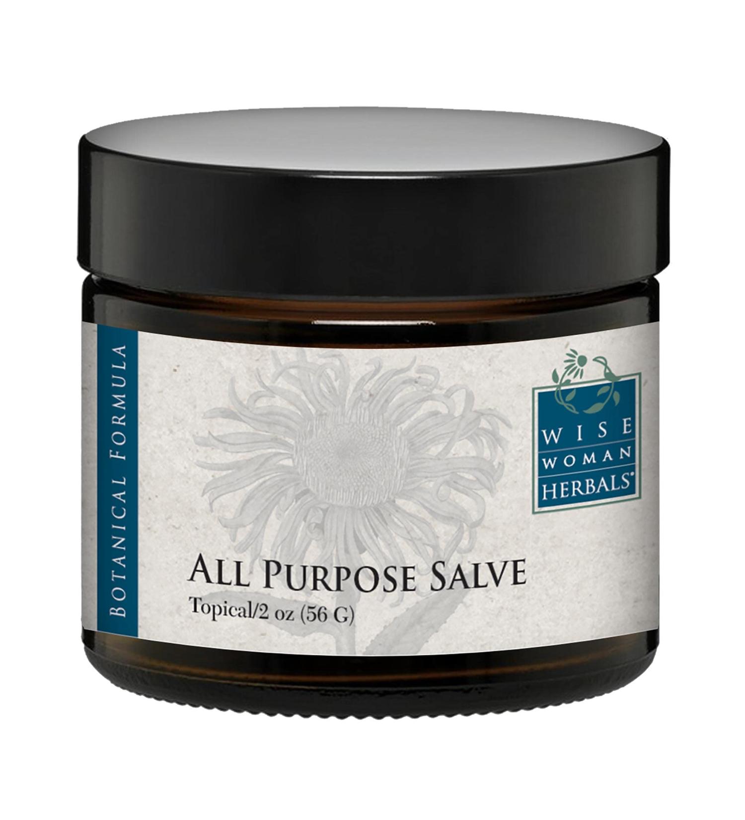 Wise Woman Herbals All Purpose Salve 2oz - Emollient Skin Salve for Adults & Kids - Buy Online on GoSupps.com