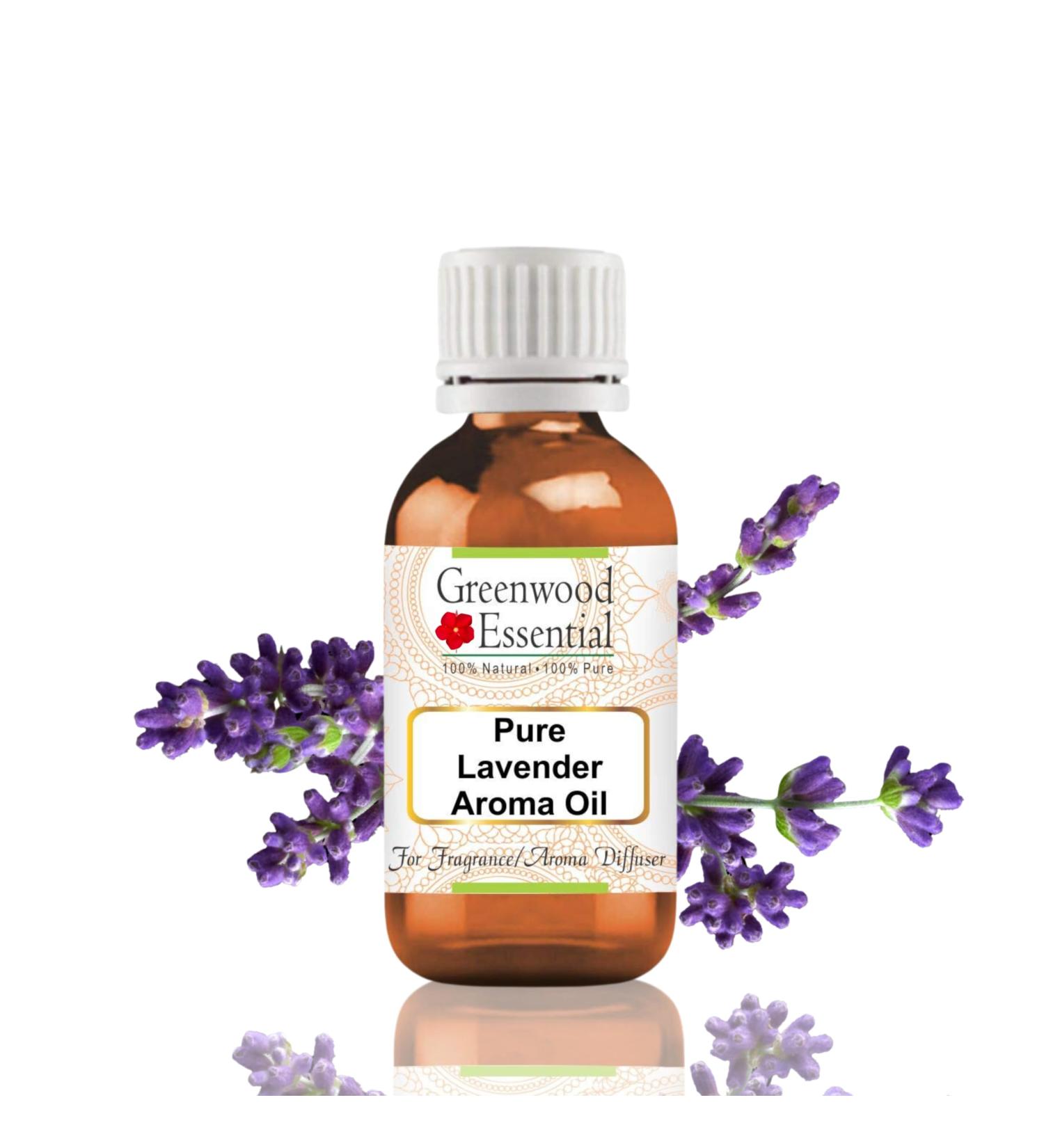 Greenwood Essential Pure Lavender Aroma Oil (Suitable for Aroma Diffuser) Naturally Therapeutic Quality 15ml (0.50 oz) 0.5 Fl Oz (Pack of 1) - Buy Online on GoSupps.com
