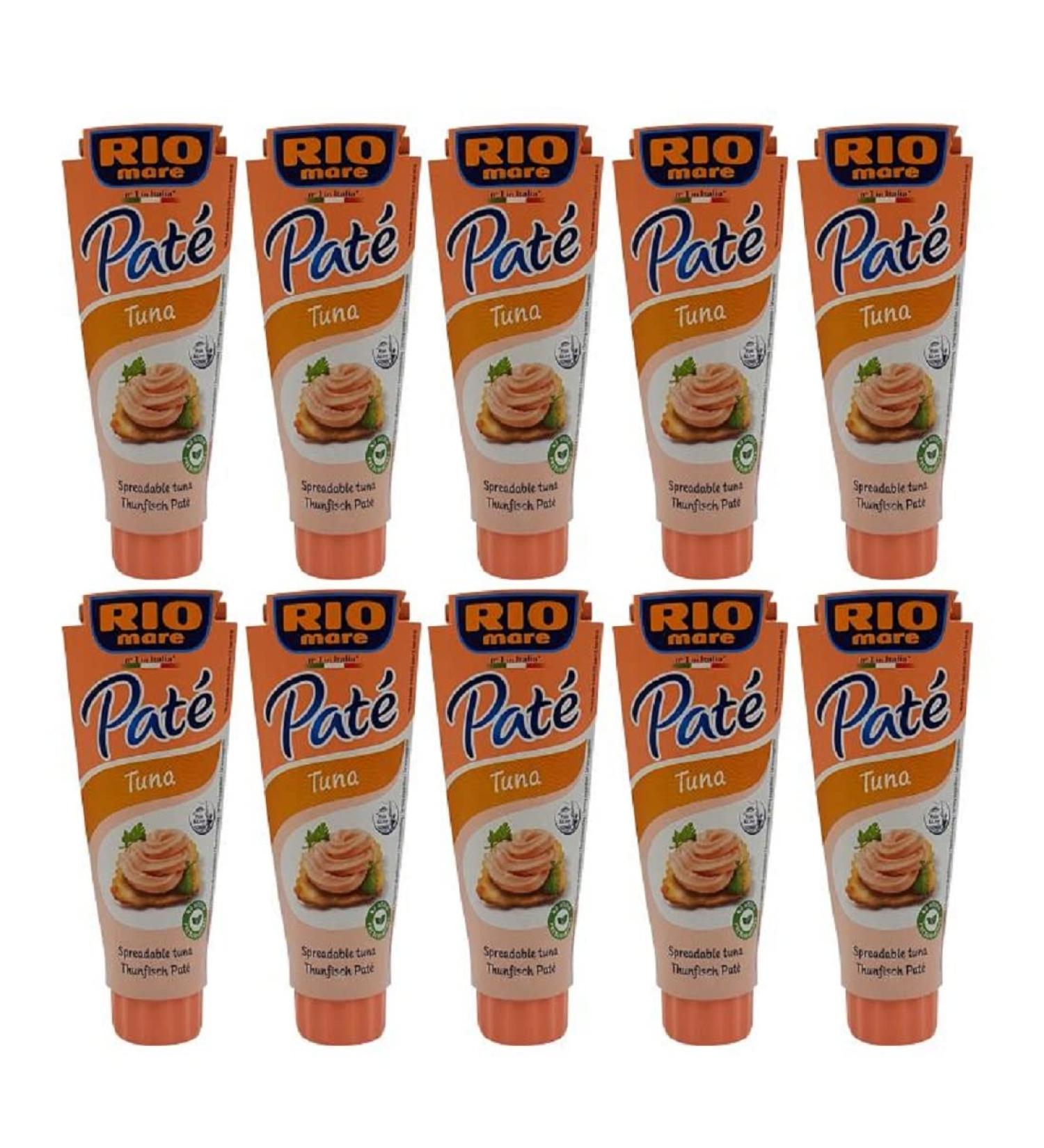 10x Rio Mare Tuna Fish Pate 100g Snack Food