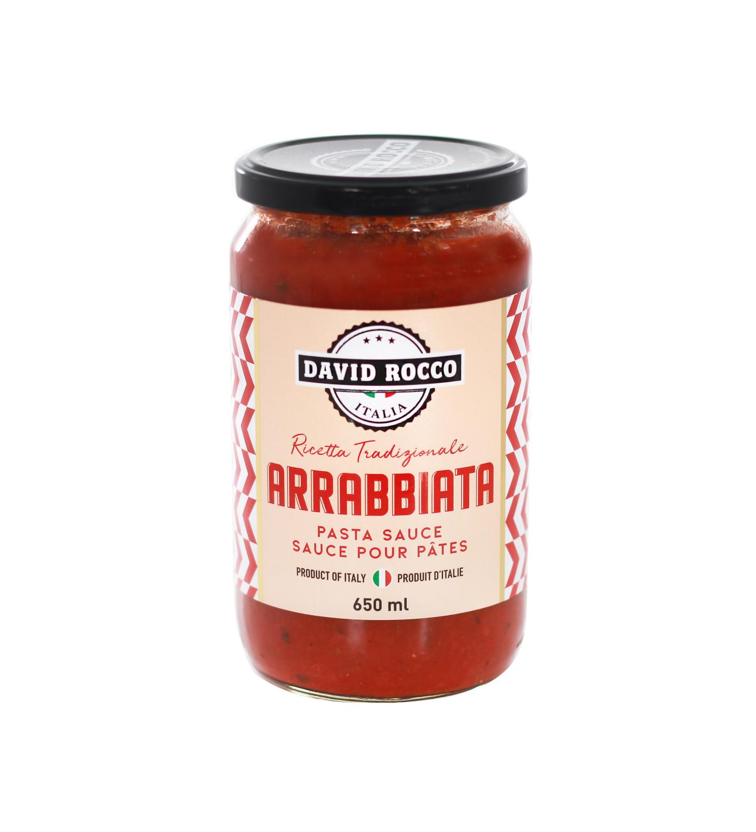David Rocco Arrabbiata Pasta Sauce 650 ml - Buy Online on GoSupps.com