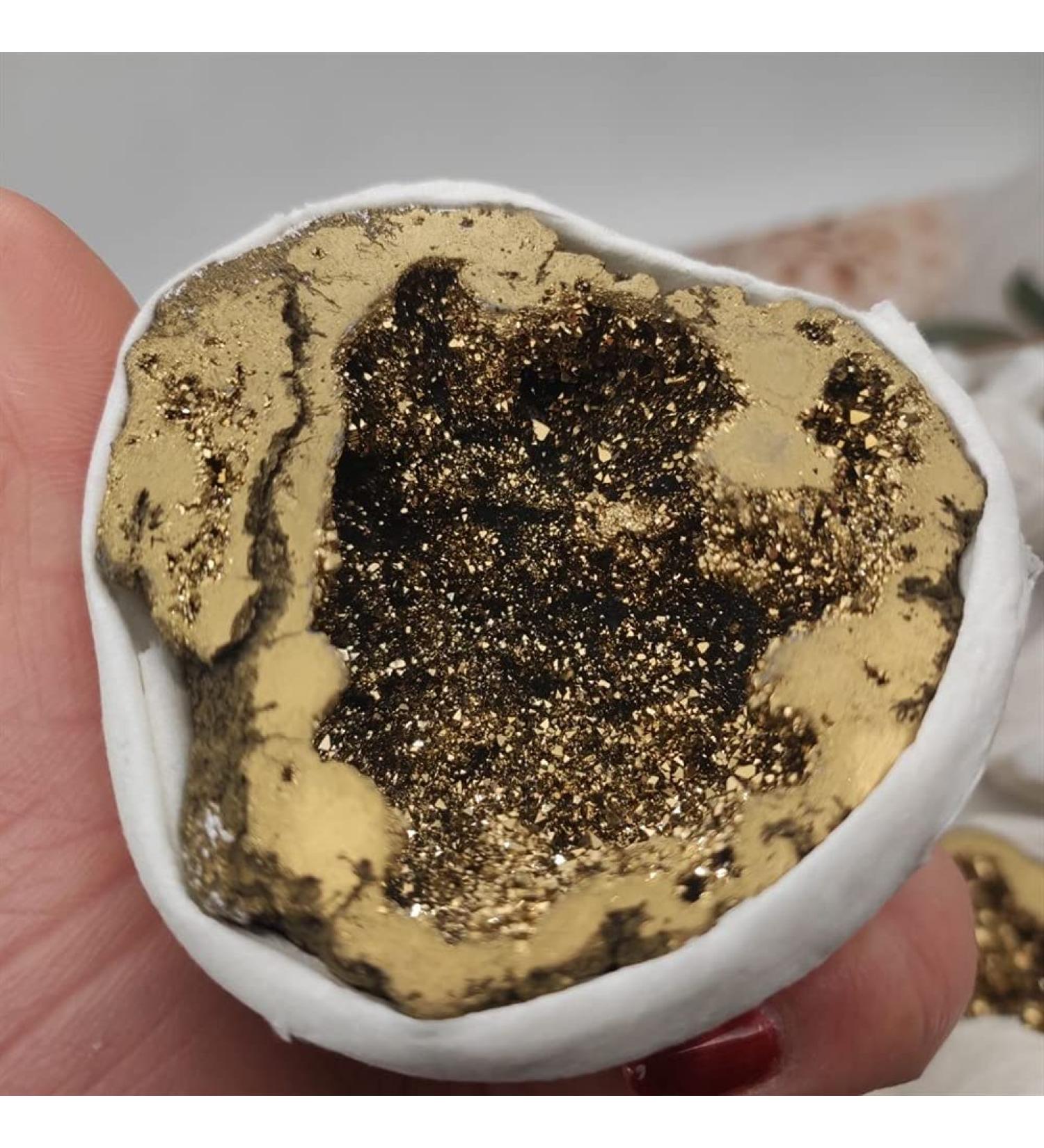 1pcs Natural Crystal Agate cave Plated Specimen Reiki Stone ERTEYIN - Buy Online on GoSupps.com