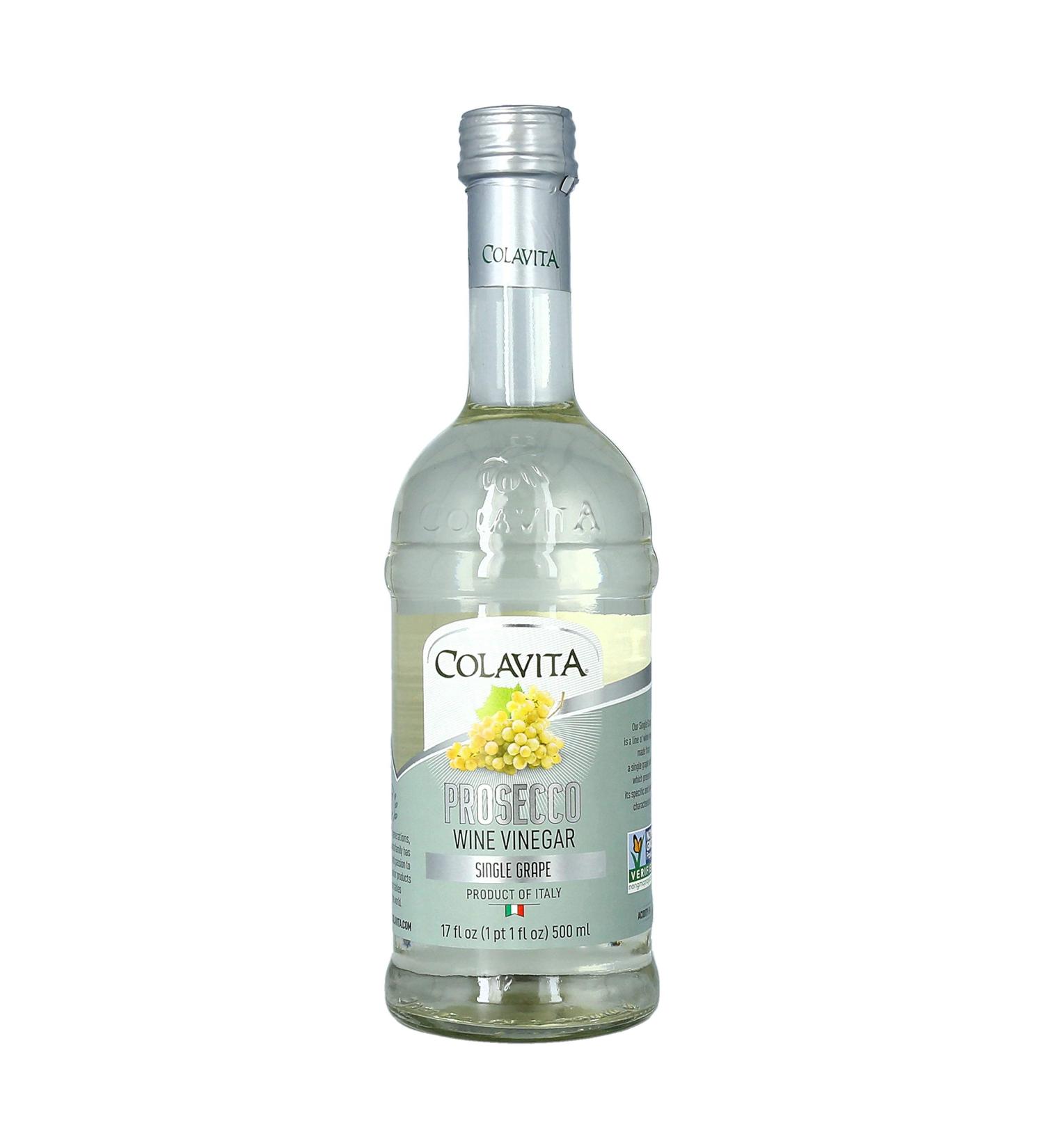 Colavita Prosecco White Wine Vinegar - 17oz (12-Pack) | Premium Quality Cooking & Dressing - Buy Online on GoSupps.com