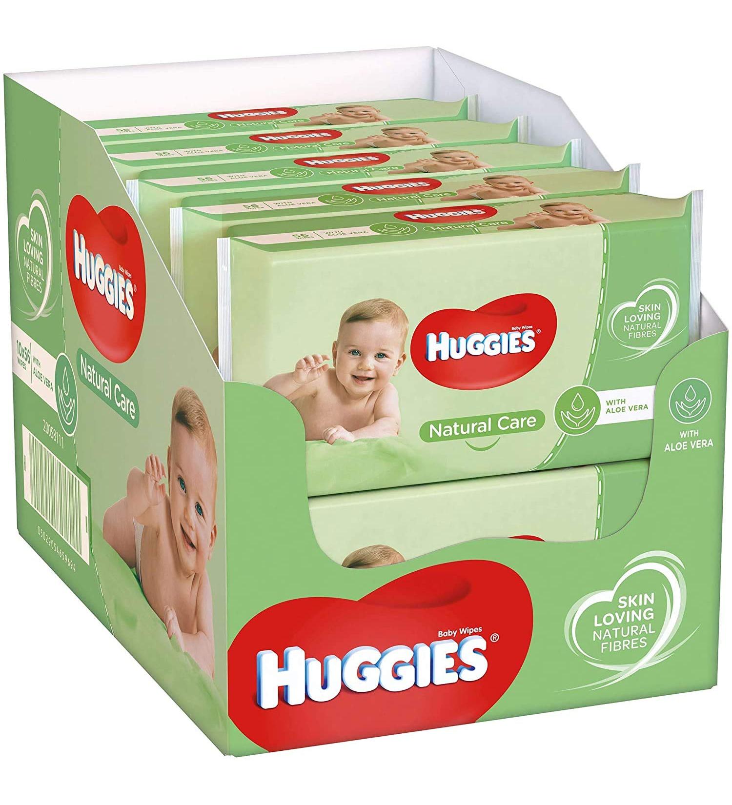 560 Wet Wipes Cleaning Products for Hygiene Toddlers Children Huggies Unistar Wipes