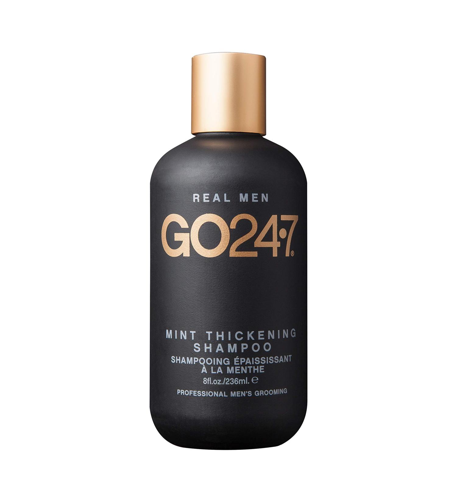 GO247 Mint Thickening Shampoo - 8 Fl Oz | Volumizing Hair Cleanser - Buy Online on GoSupps.com