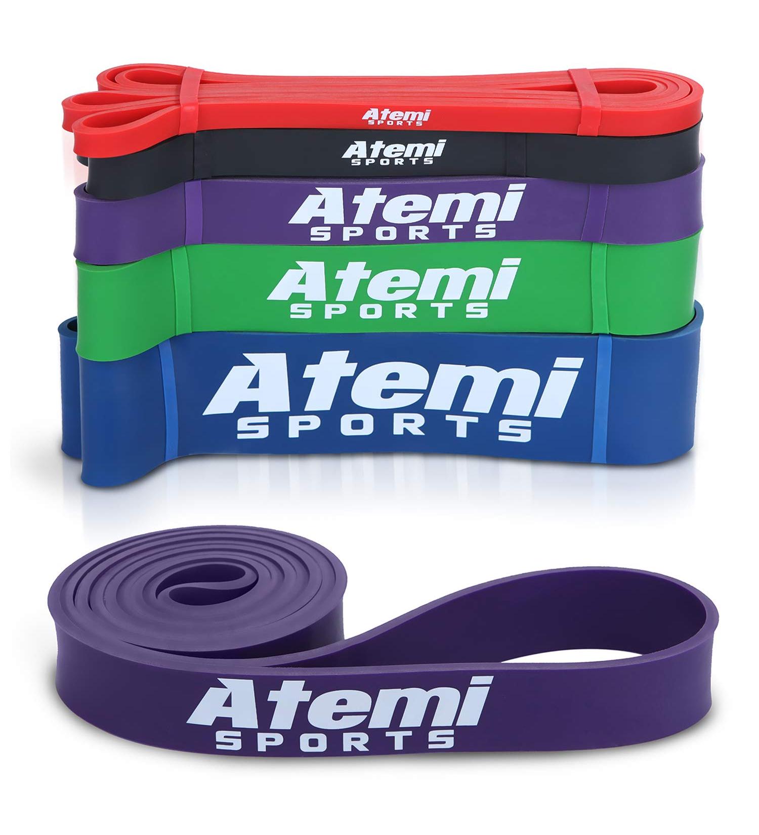 Resistance Pull Up Band - Long Exercise Loop for Strength Training & CrossFit | Purple Band for Men & Women (15-40kg) | Home Workout Essential - Buy Online on GoSupps.com