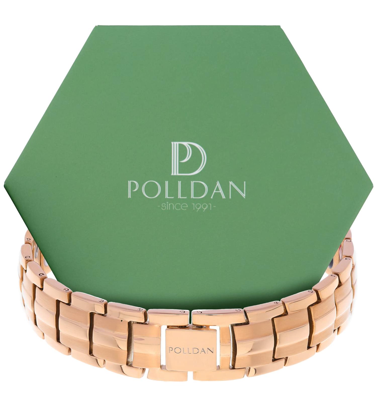 Polldan Magnetic Therapy Bracelet for Men & Women - Stainless Steel | 6000 Gauss Power | Arthritis Relief - Rose Gold - Buy Online on GoSupps.com
