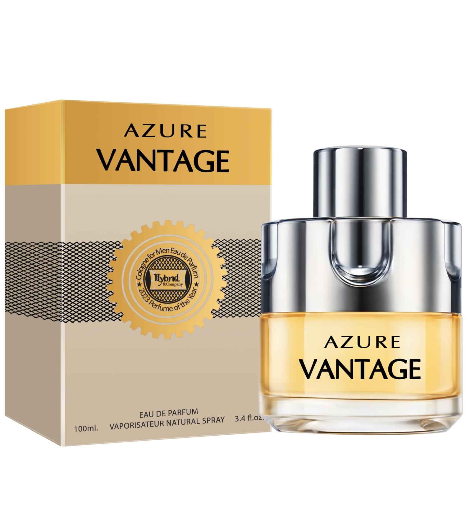 Hybrid & Company Azure Vantage For Men Pour Homme Eau De Toilette Natural Spray 3.4FL.OZ - Buy Online on GoSupps.com