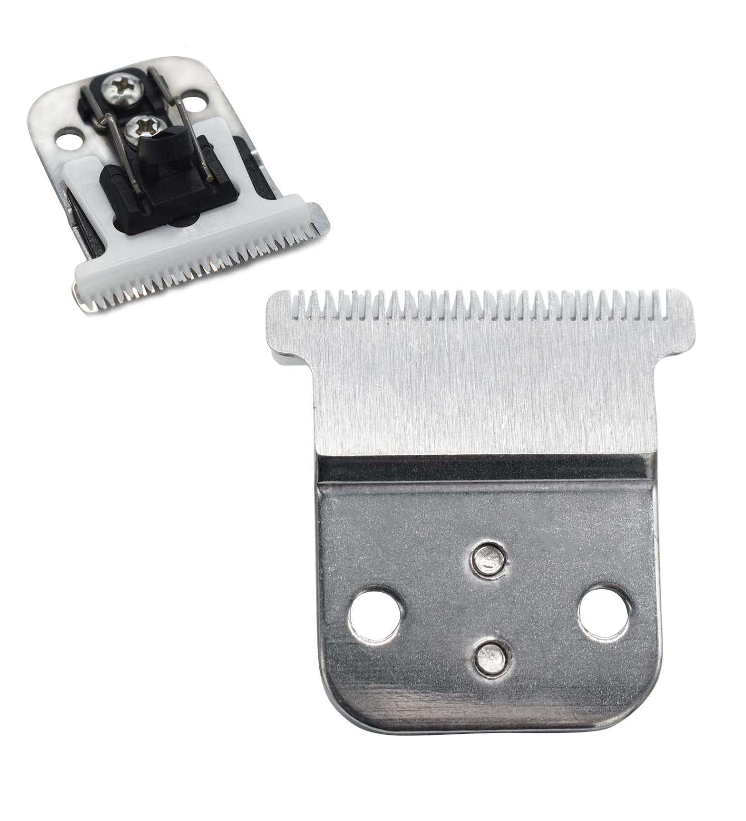 Professional Hair Trimmer T-Shaped Replacement Blades Set #32105 Compatible with Andis Slimline Pro Li Hair Trimmer D7#32655 D8#32400 (Silver) - Buy Online on GoSupps.com