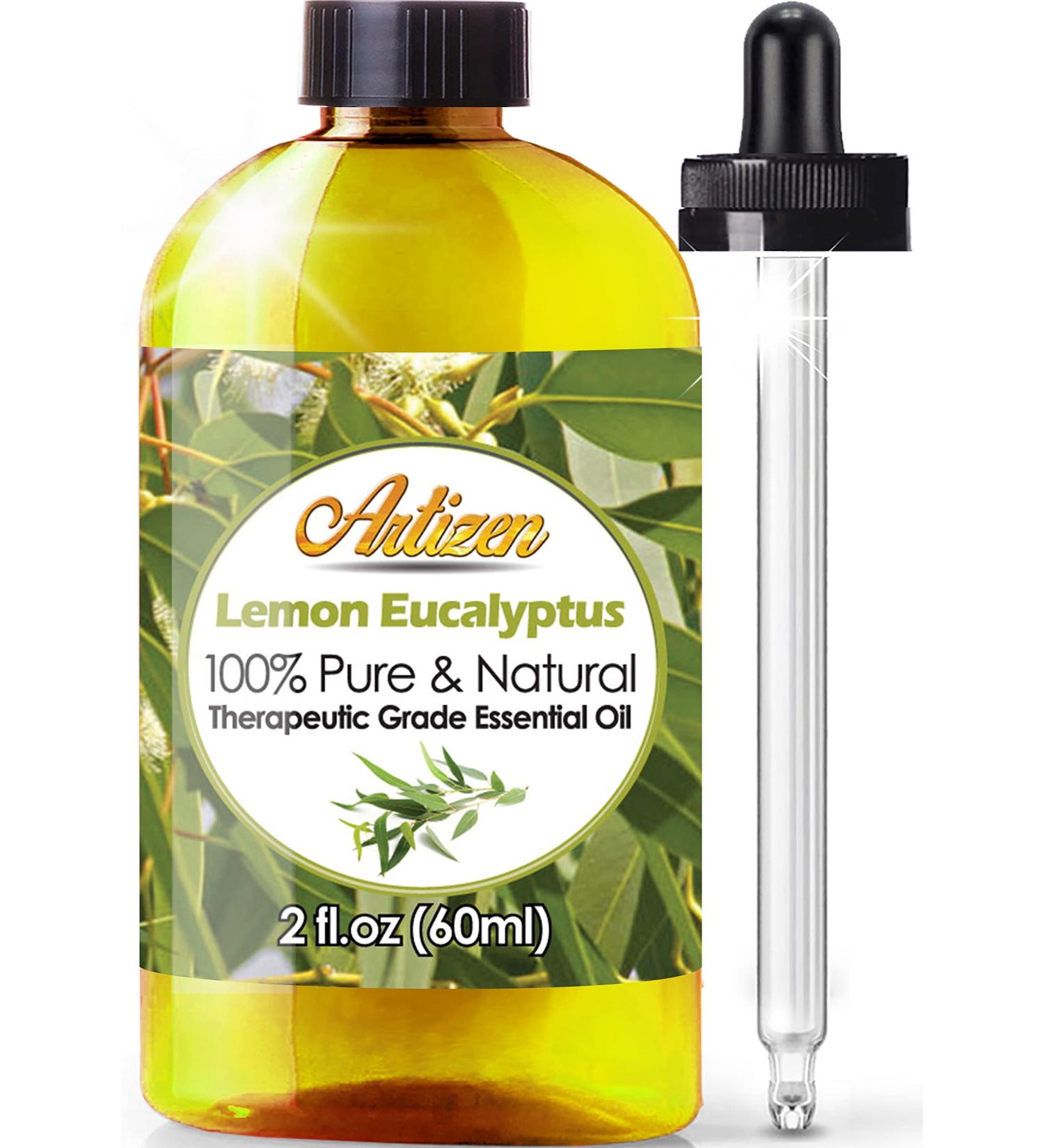 Artizen Lemon Eucalyptus Essential Oil - Pure & Natural 2oz Therapeutic Grade for Aromatherapy | Best Lemon Eucalyptus Oil - Buy Online on GoSupps.com