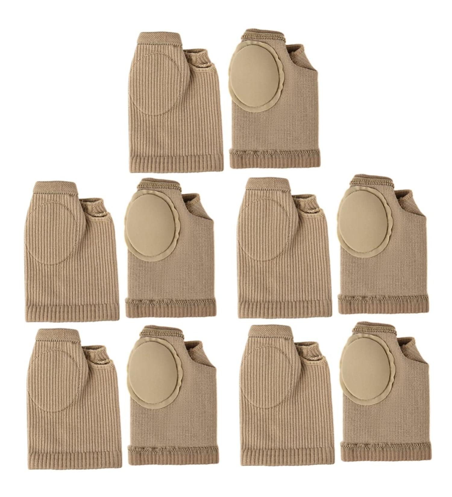 FRCOLOR Ankle Compression Sleeves & Forefoot Tabi Set - 5 Pairs High Heel Cushions & Gel Pads for Women - Soft Toe Socks & Insoles for Mules - Buy Online on GoSupps.com