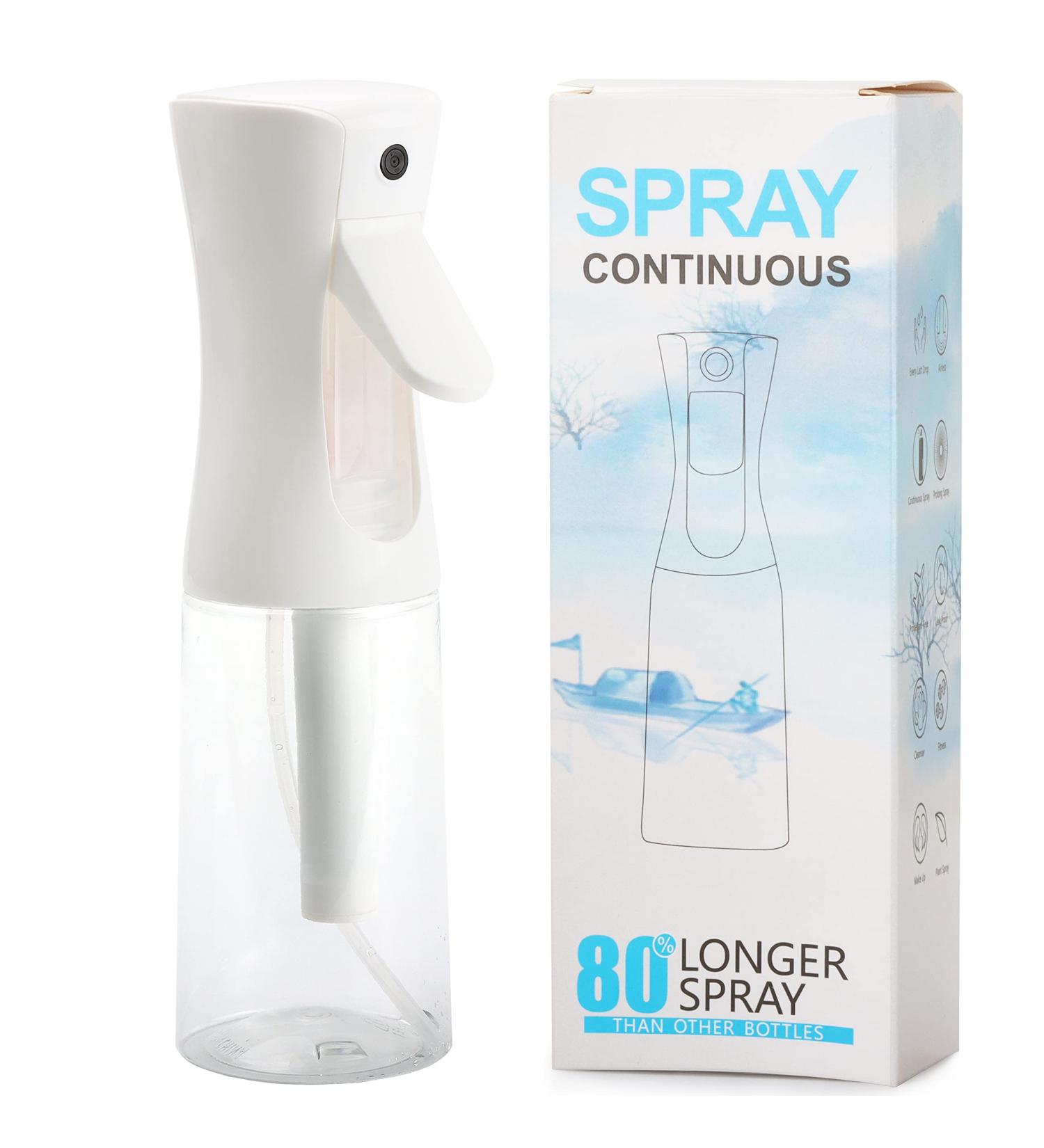 NIACONN 6.8oz Fine Mist Spray Bottle for Hair, Plants, Cleaning, Skin Care - Clear - Buy Online on GoSupps.com