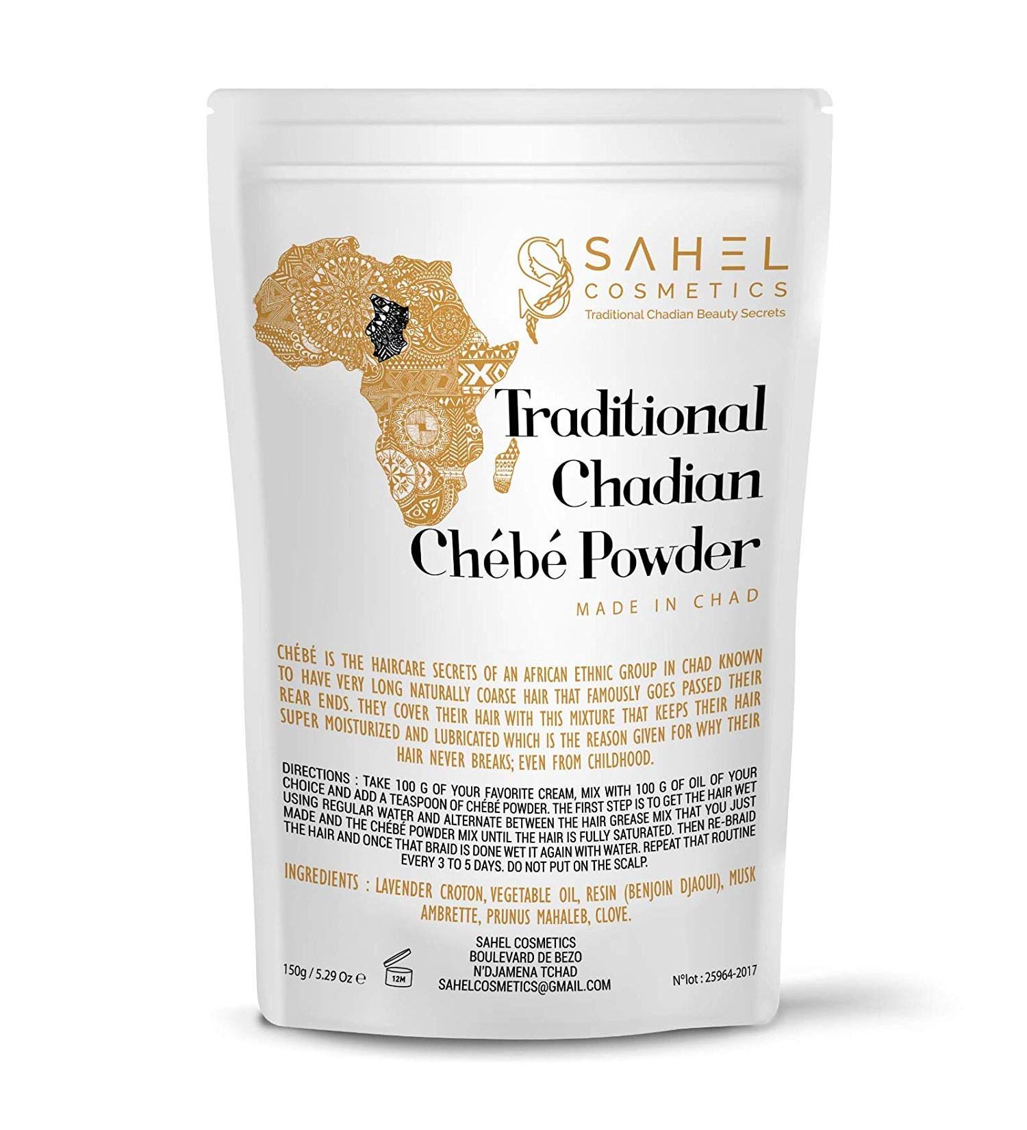 Chebe Powder 240 grams Sahel Cosmetics Traditional Chadian Chebe Powder