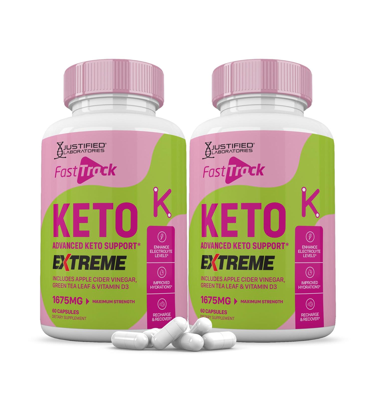 (2 Pack) Fast Track Keto ACV Extreme Pills 1675MG Keto Support Blend Alternative to Fasttrack Keto Gummies Includes Apple Cider Vinegar Extra Virgin Olive Oil Powder Green Tea Leaf 120 Capsules - Buy Online on GoSupps.com
