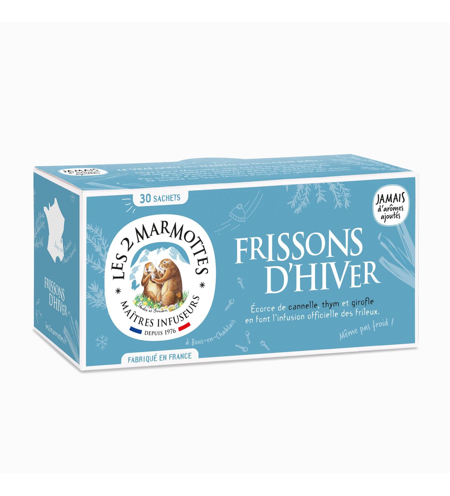 Les 2 Marmottes Winter Chills Infusion Thyme Cinnamon & Clove No Added Flavors 30 units - Buy Online on GoSupps.com