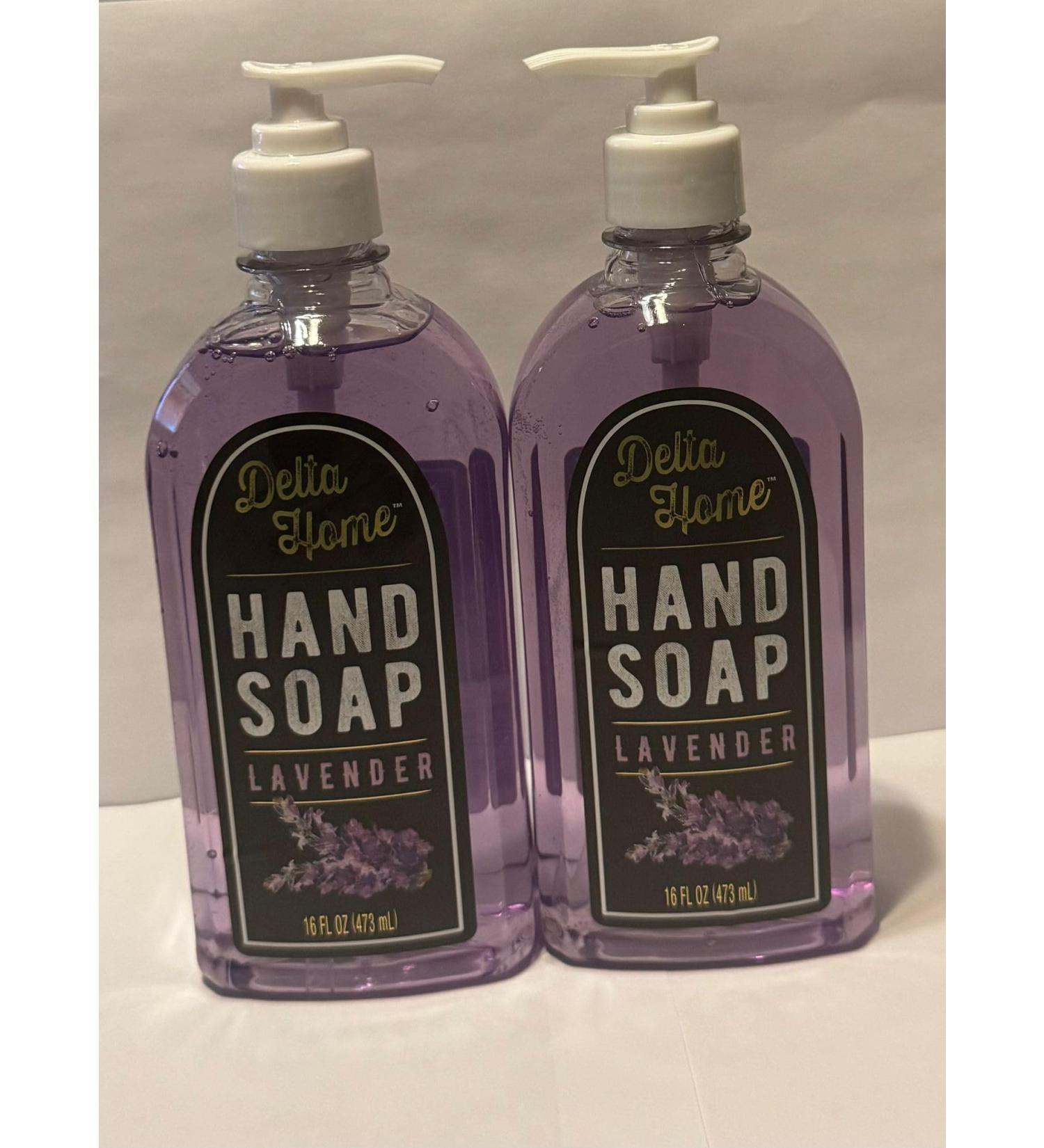 Delta Home Hand Soap Fresh Lavender Sent 16FL Oz parck 2