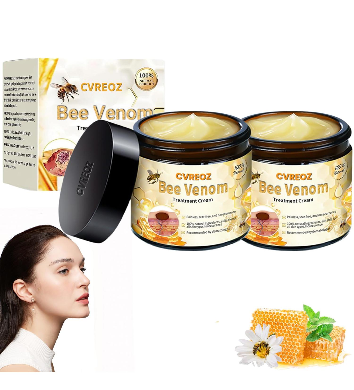Bee Venom Skin Treatment Cream Bee Venom Comprehensive Cream Professional bee venom cream for Men&Women (1) - Buy Online on GoSupps.com