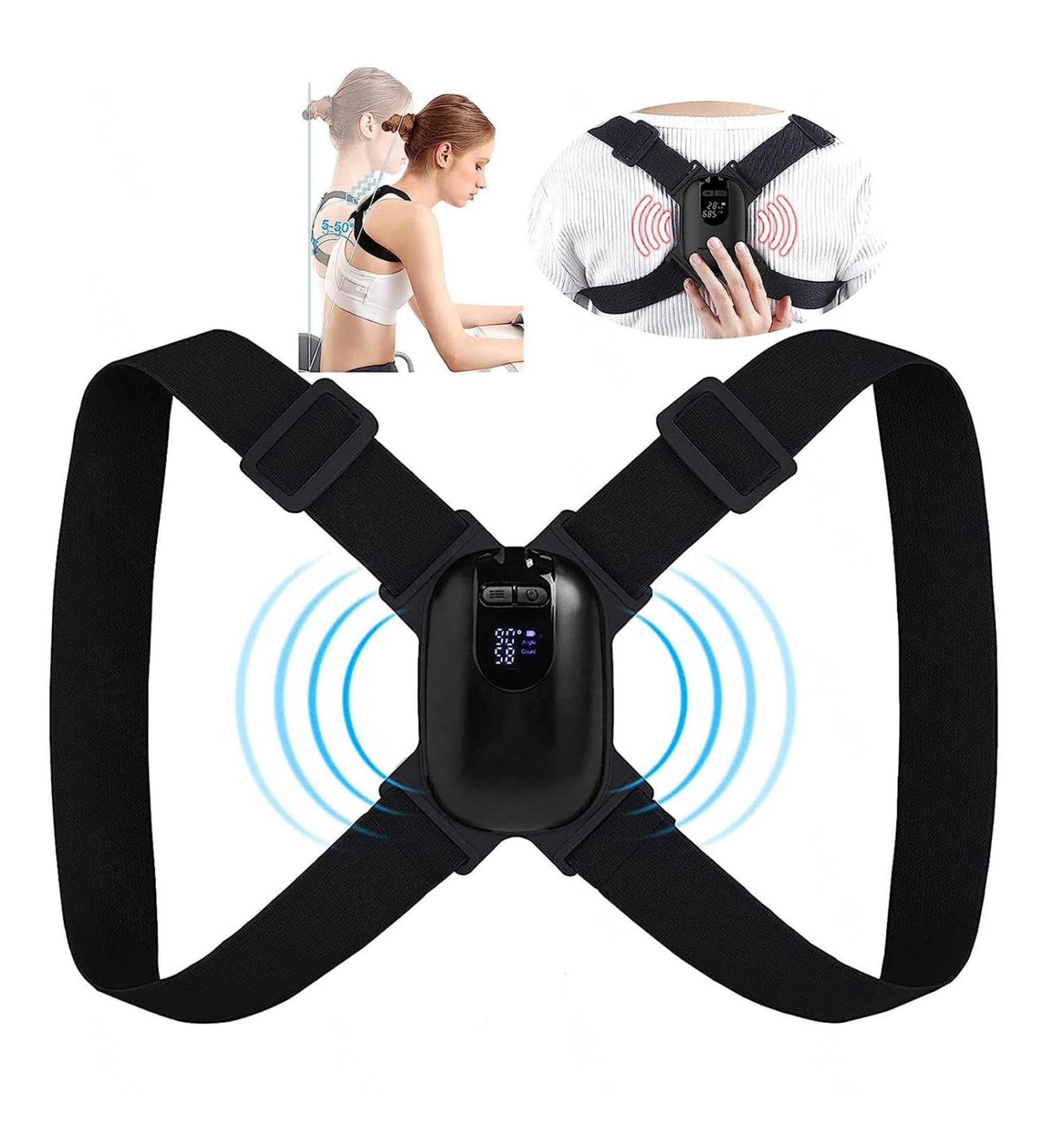 Posture Corrector for Women Adjustable Vibration Memory Back Holder & Angle Reminder for Improved Posture - Buy Online on GoSupps.com