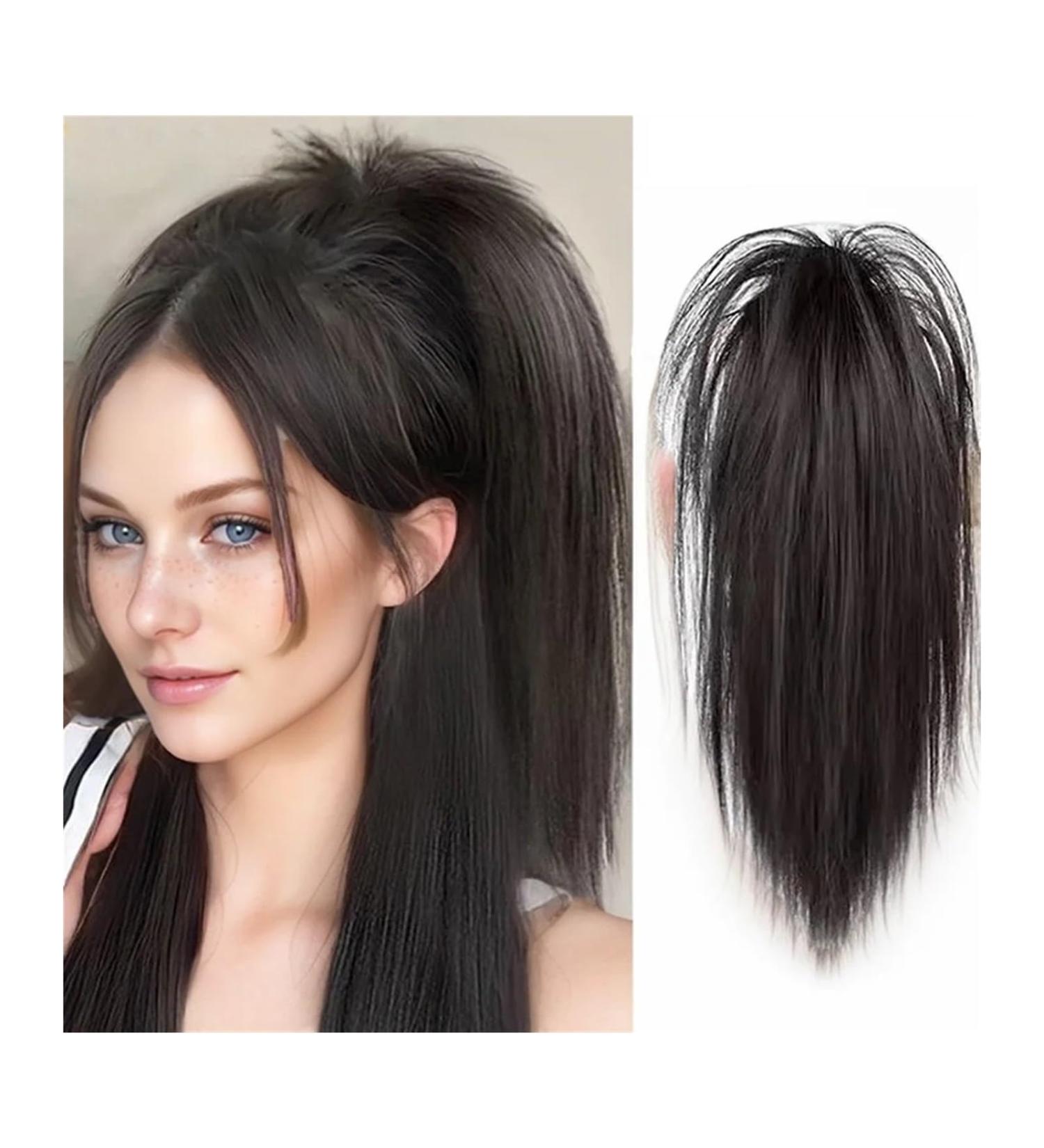 Ponytail Extension Ponytail Hair Extension Short Messy Fluffy Ponytail Hairpiece For Women Natural Tail With Claw Clip Straight Synthetic Claw Clip Ponytail Hair Extension(Dark Brown) 12INCHES Dark Brown - Buy Online on GoSupps.com