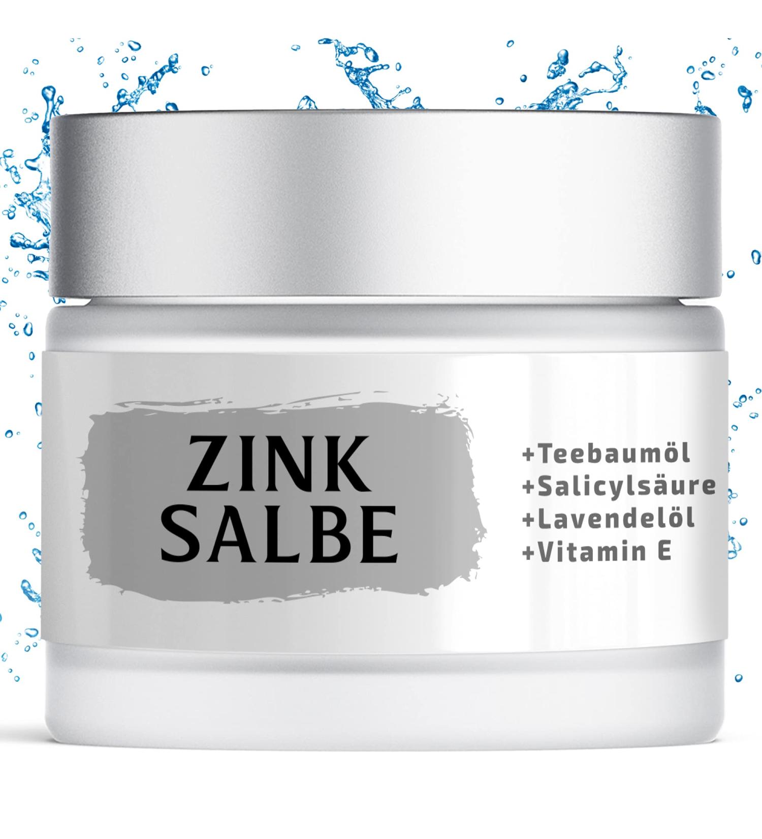 Leafy Zinc Ointment for Pimples | High Dosage with Tea Tree Oil & Salicylic Acid | 50ml Natural Anti-Pimple Cream | Satisa - Buy Online on GoSupps.com
