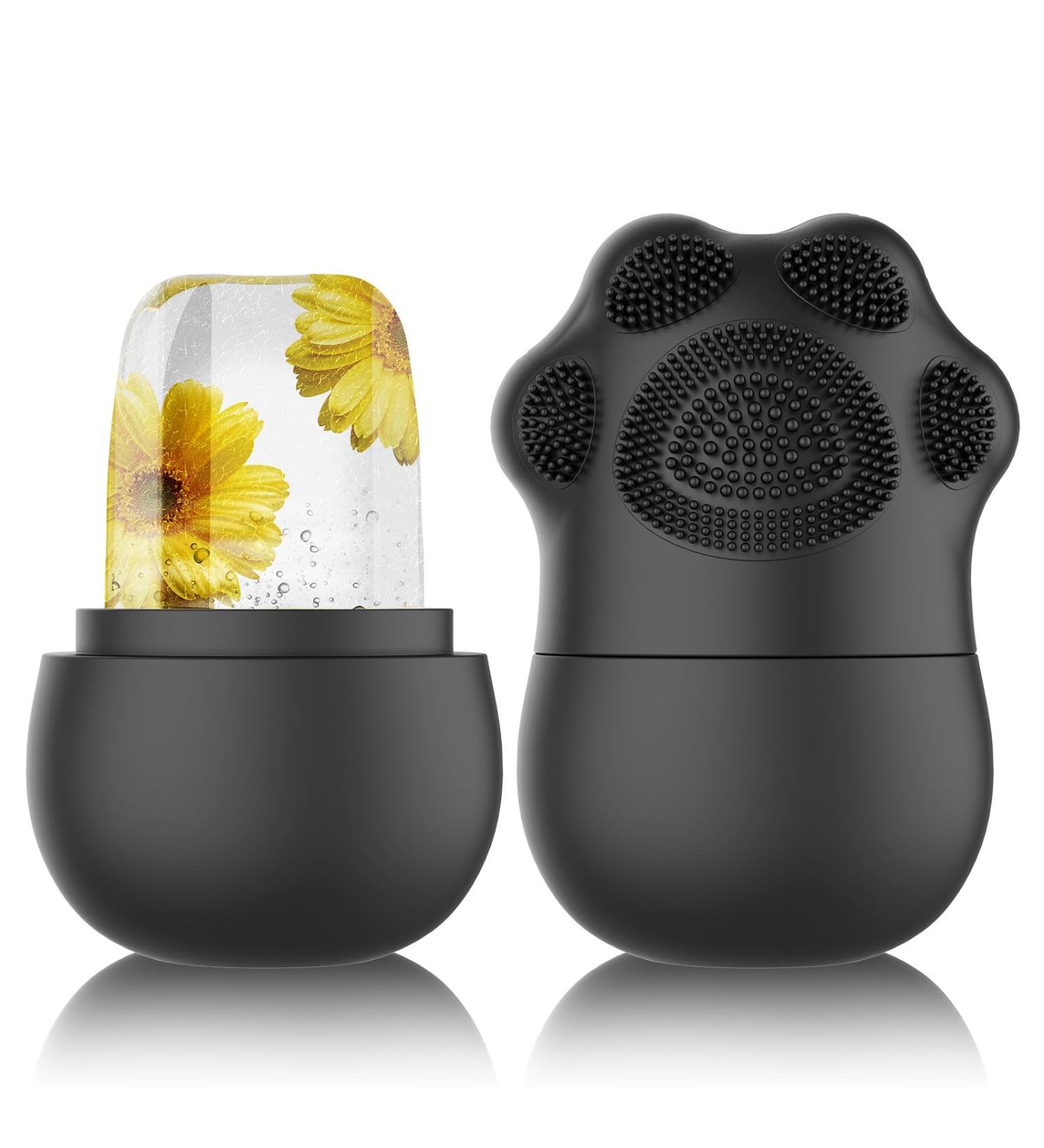 Geeric Ice Roller & Silicone Facial Cleaning Brush | Anti-Aging Face Massage Tool | Dark Circles & Sore Muscles Relief - Buy Online on GoSupps.com