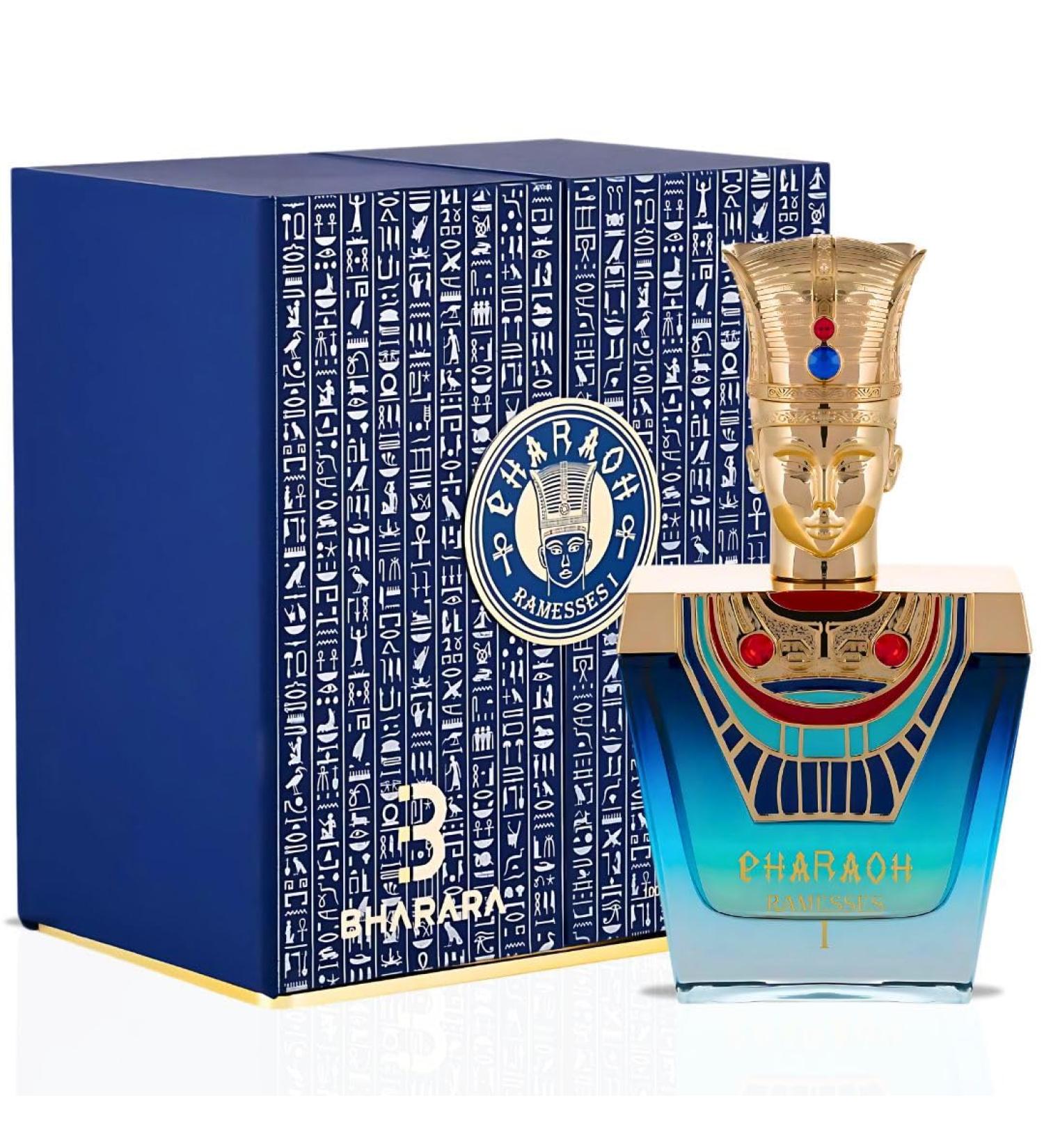 BHARARA Pharoah Ramesses I Eau De Parfum Spray 100ML (3.4 OZ) A Bold & Daring Blend Of Rum Fiery Spices & Rich Woods With A Touch Of Sweet Caramel & Vanilla. - Buy Online on GoSupps.com