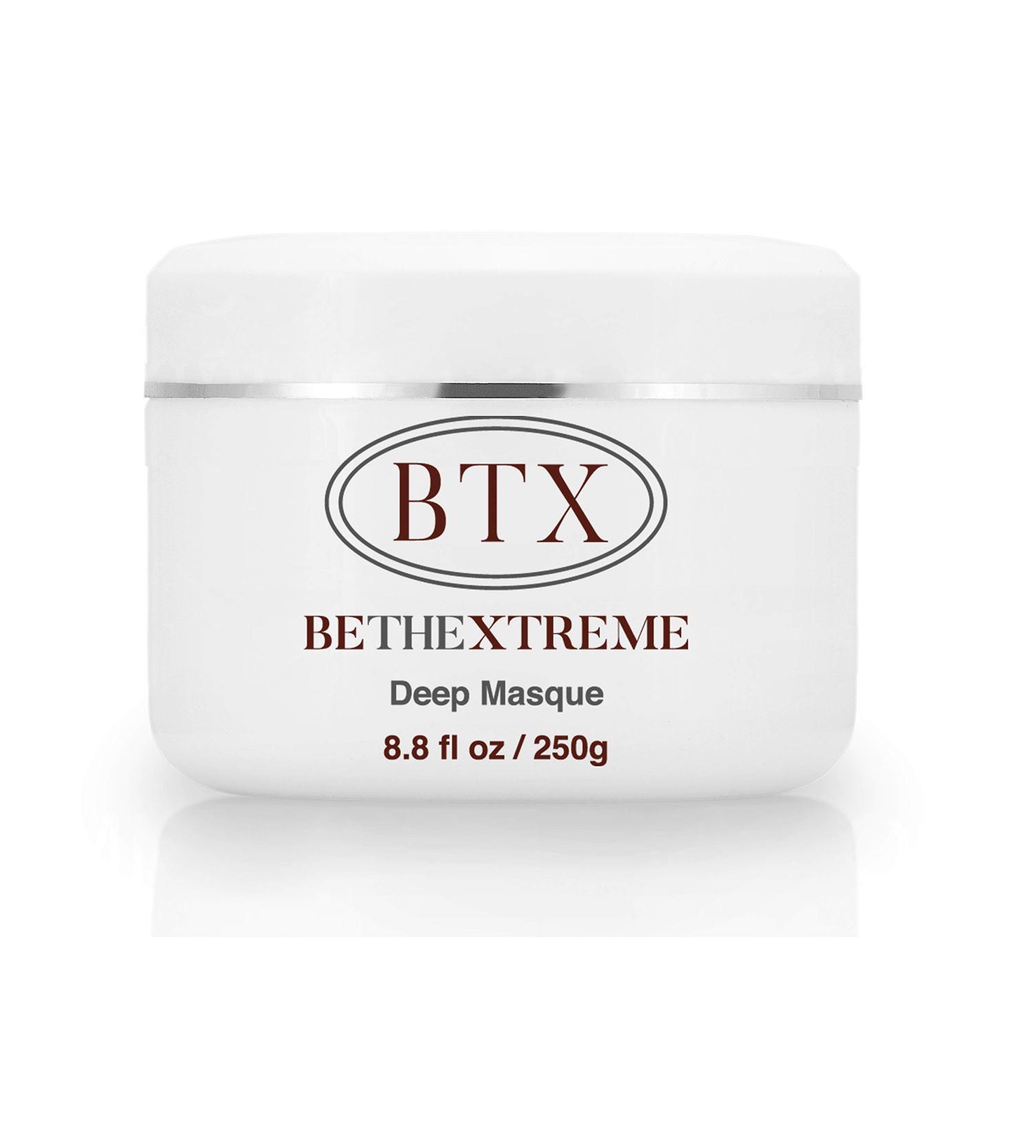 Keratin Cure BTX Deep Hair Mask - Moisturizing Conditioner with Argan, Marula, and Coconut Oils for Damaged, Thinning, Color-Treated Hair - 8 oz - Buy Online on GoSupps.com
