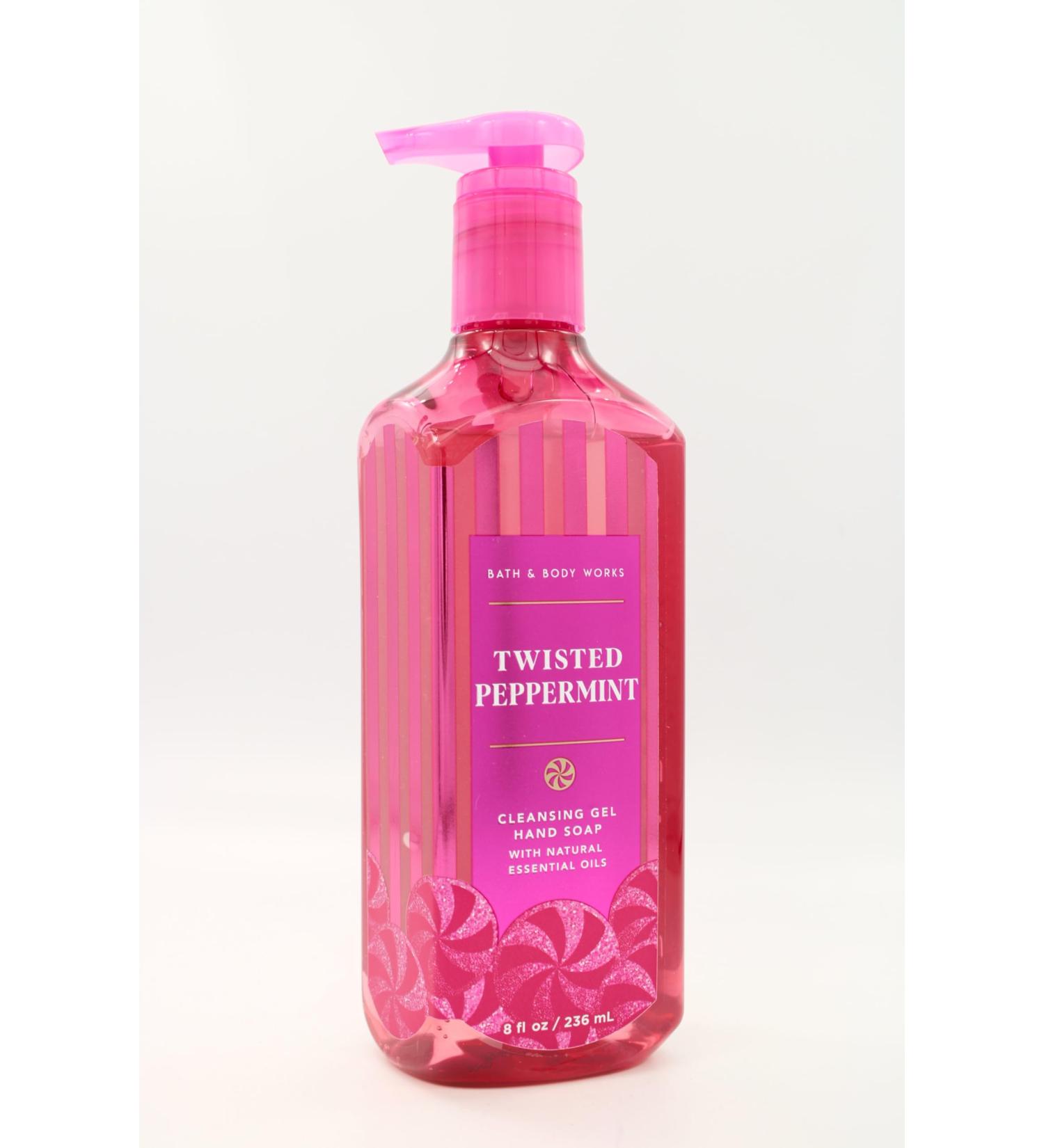 Twisted Peppermint Bath and Body Cleansing Gel Hand Soap 8 fl oz