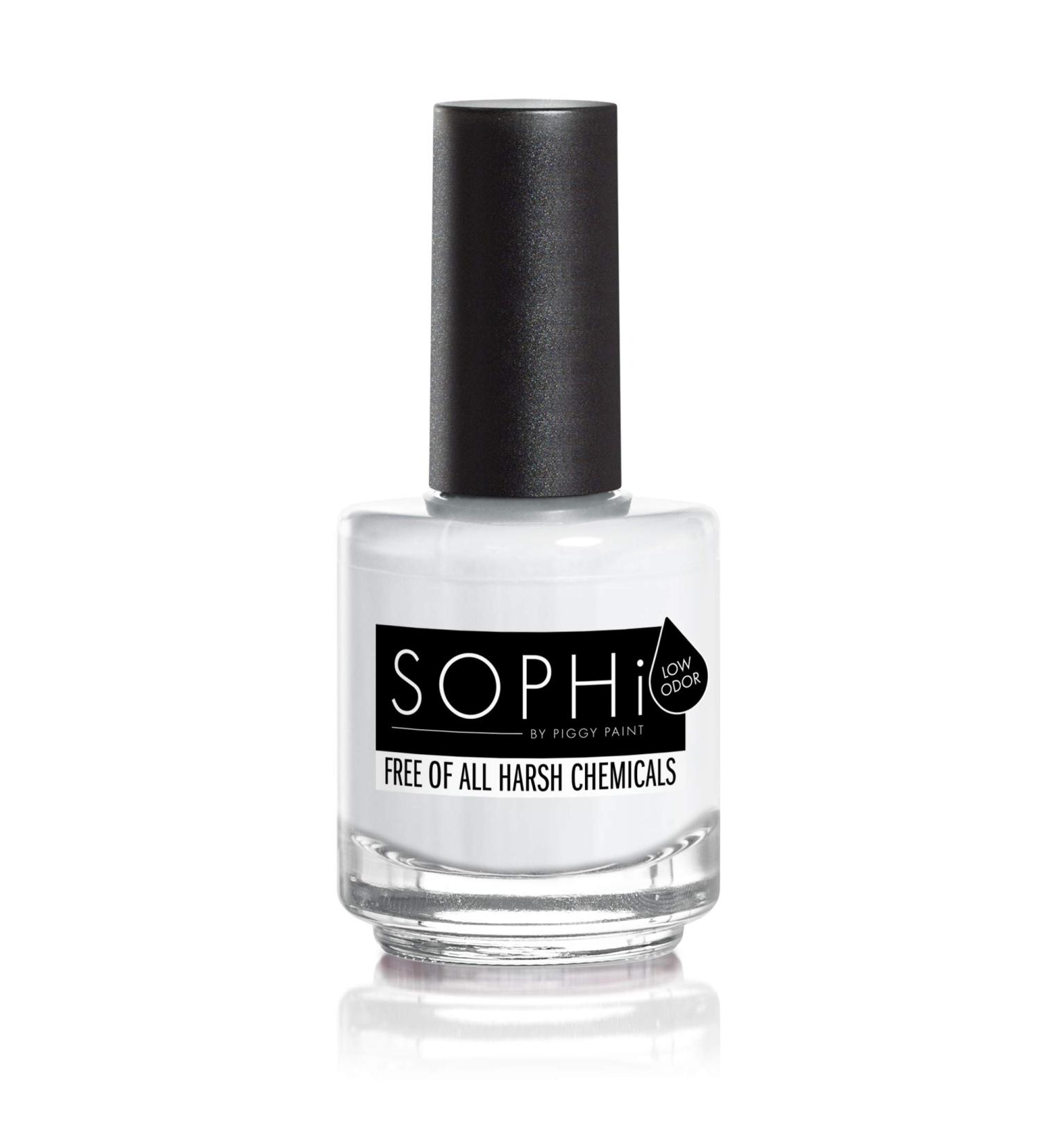 SOPHi Vegan Nail Polish - White (Snow More Cold Feet) | Non-Toxic, Low Odor, Cruelty-Free - Buy Online on GoSupps.com