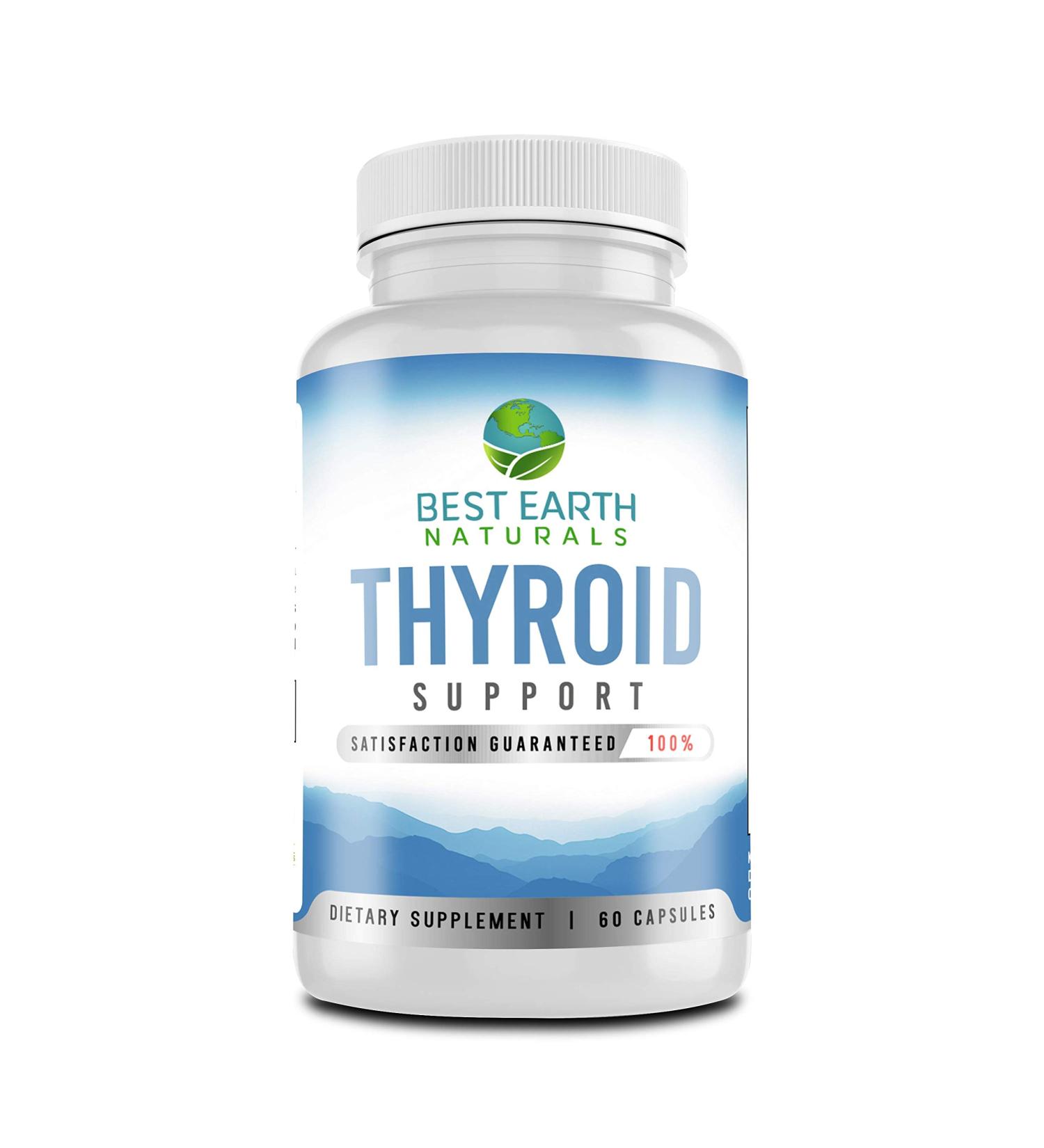 Thyroid Support Supplement with Vitamin B-12, Iodine, and Essential Minerals for Optimal Thyroid Function - 60 Capsules - Buy Online on GoSupps.com