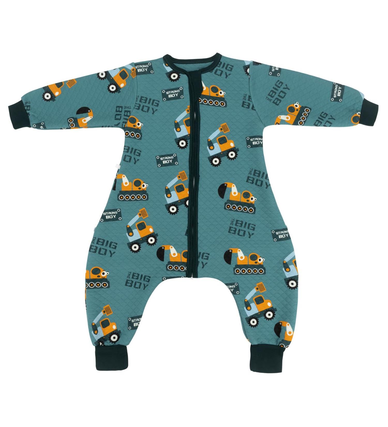 ZIGJOY Toddler Sleeping Bag 1.5 TOG | 100% Cotton Sleep Sack for 7-9T Baby | Excavator Design | All Year Round Comfort | Baby Girl Boy Essentials - Buy Online on GoSupps.com