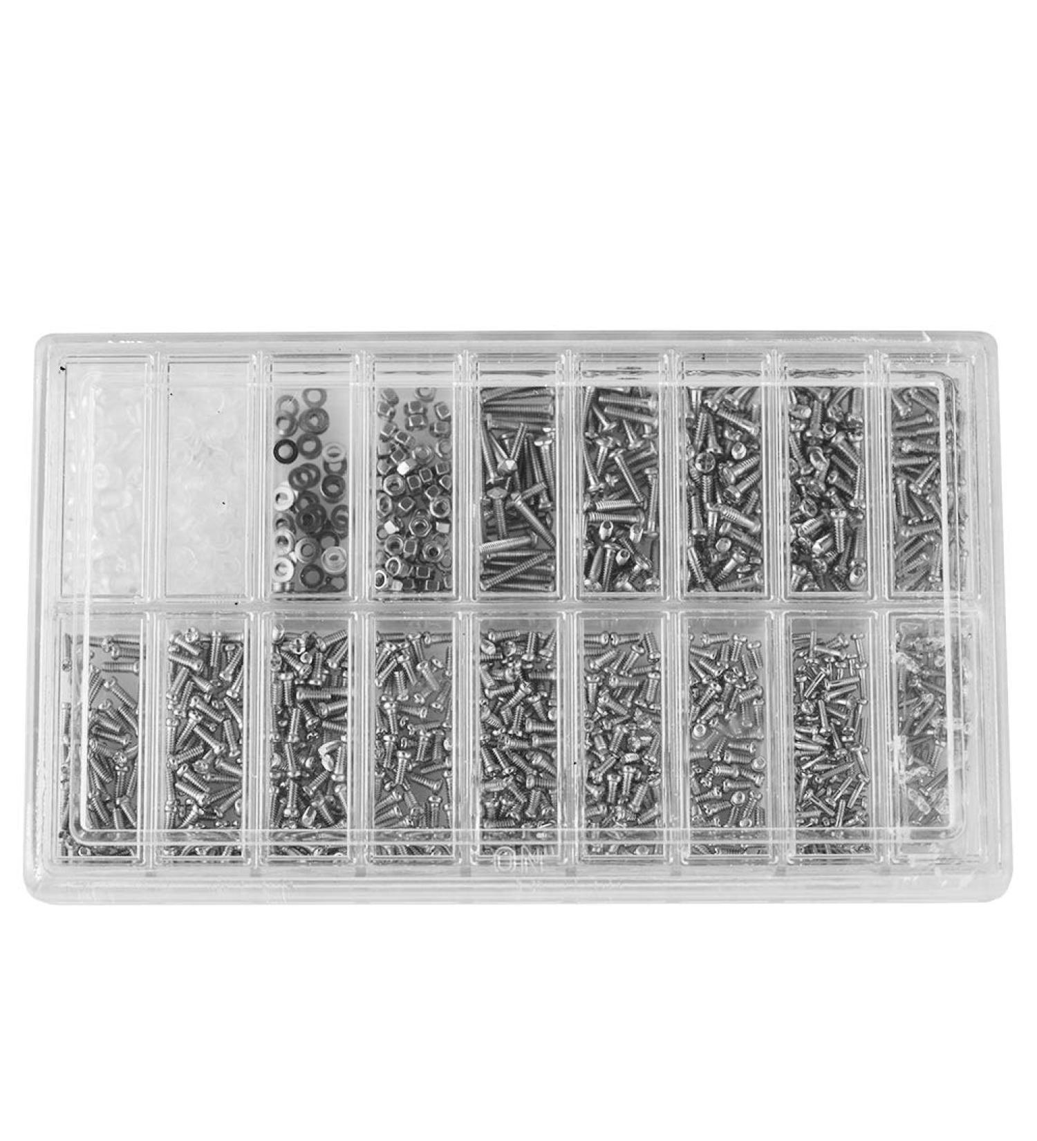 1000-Piece Glasses Screw Repair Set for Sunglasses & Micro Glasses | Tiny Screws for Easy Fixes - Buy Online on GoSupps.com