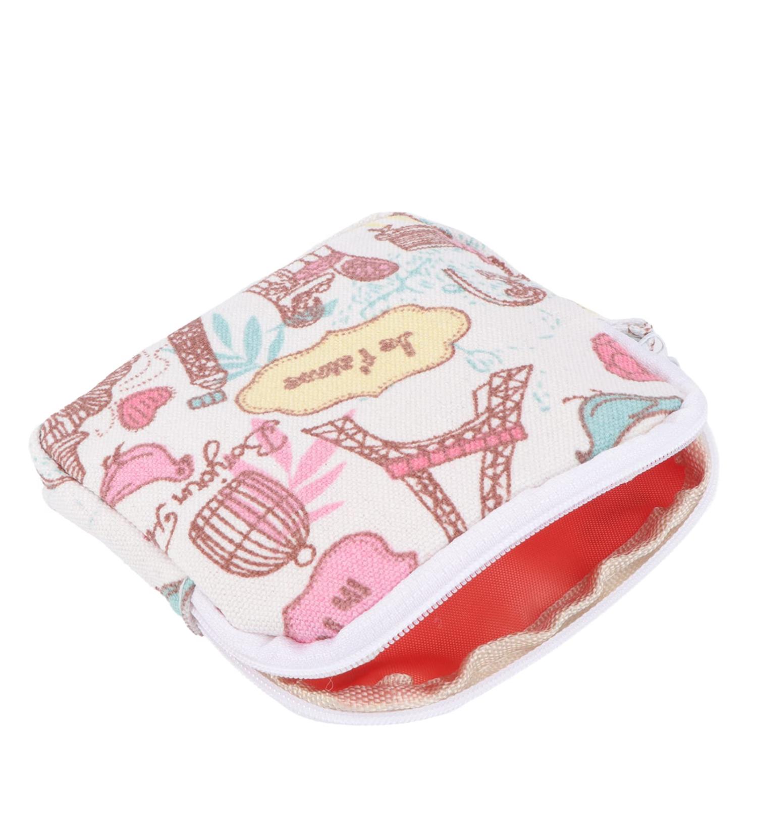 Exceart Women's Bandage & Sanitary Storage Bag - Cotton Organizer for Periods & Napkins - Buy Online on GoSupps.com