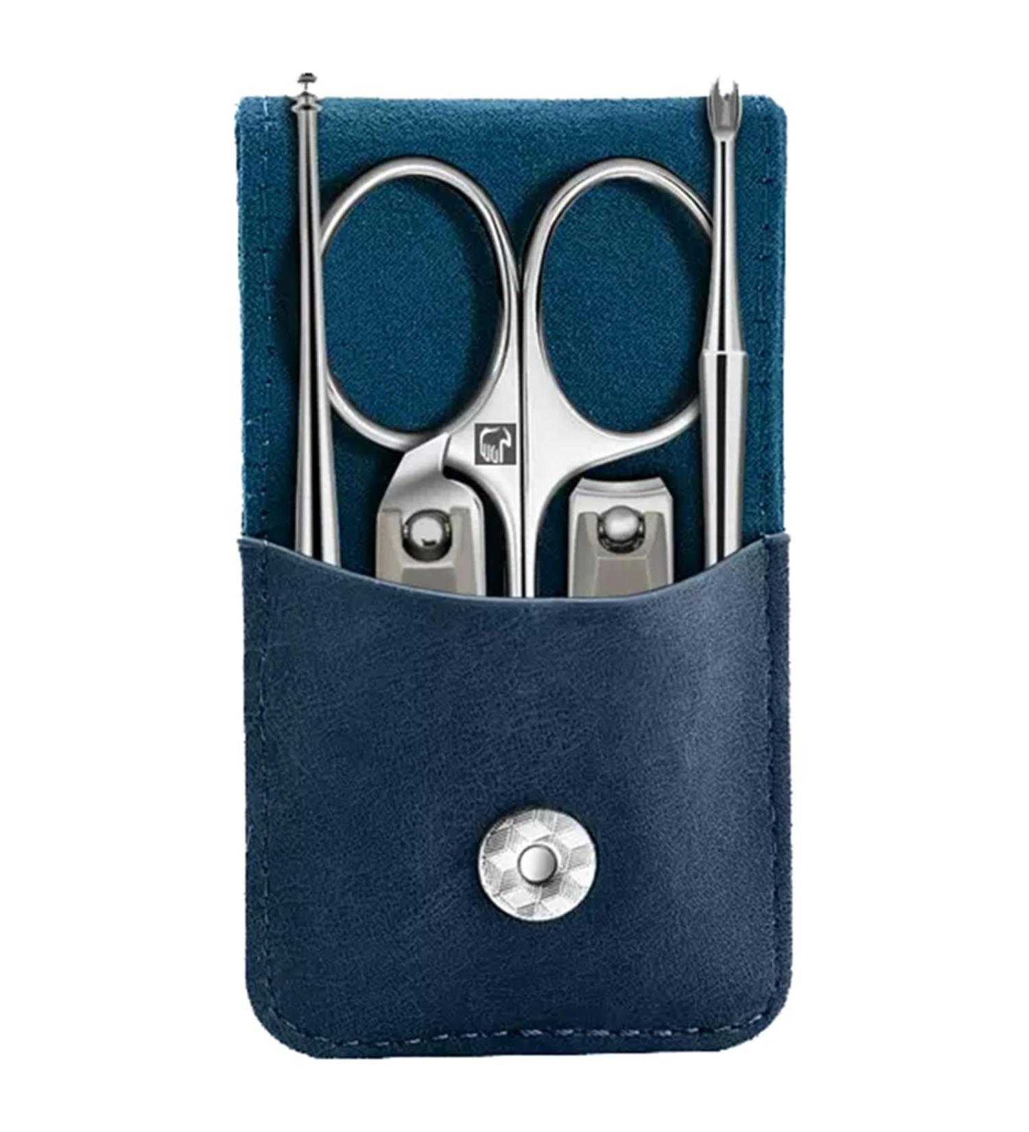 Nail Clippers Set Manicure Set Stainless Steel Nail Clippers Set with Sharp Nail Cutter for Gift Everyday use (Color : Blue) - Buy Online on GoSupps.com