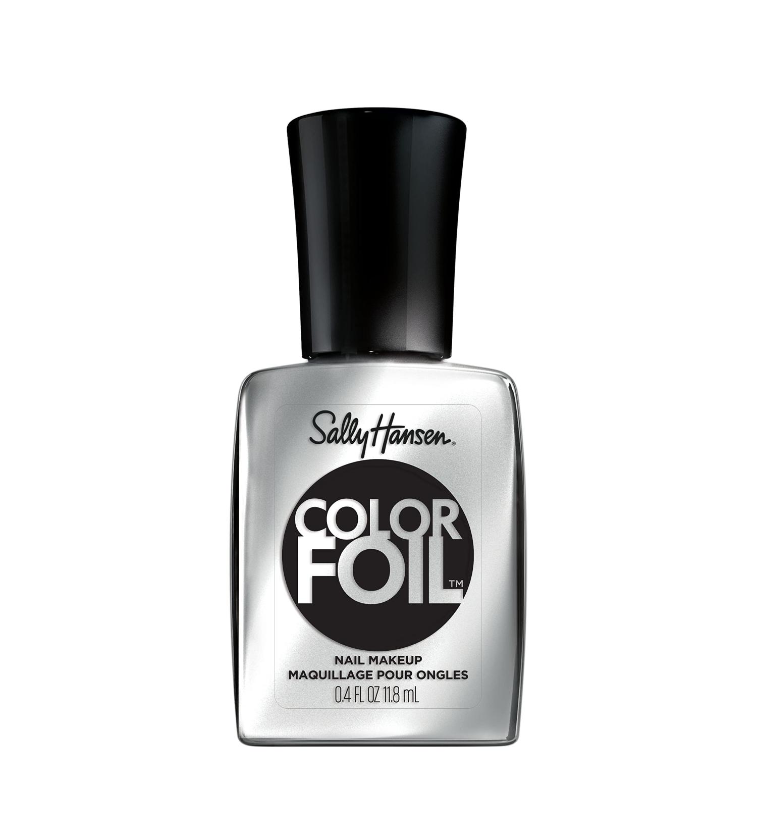 Sally Hansen Color Foil Nail Polish Steel A Kiss - 0.4 fl oz | Long-lasting Shine and Vibrant Color - Buy Online on GoSupps.com
