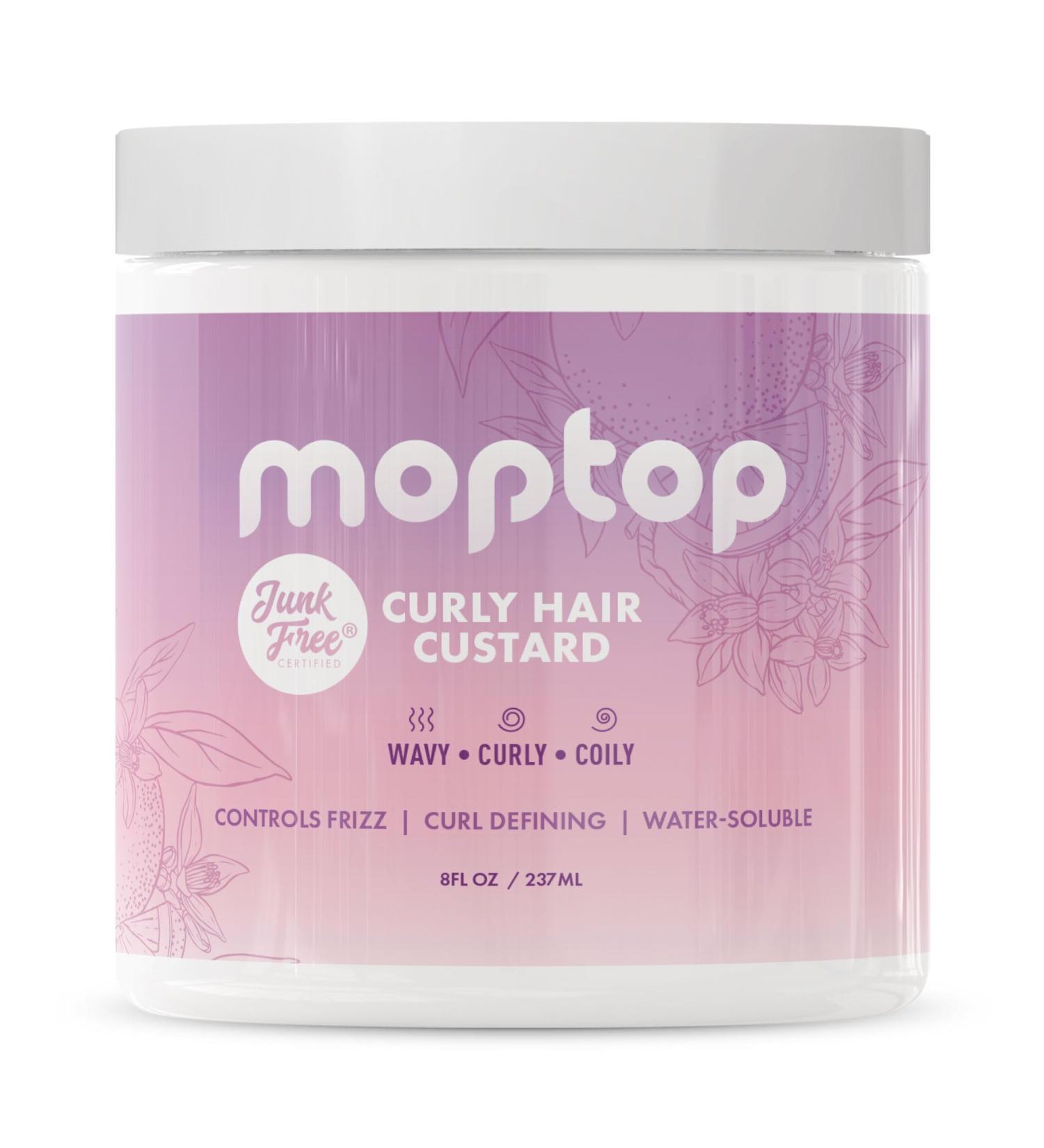 Buy Curling Hair Custard for All Hair Types Anti-Frizz Moisturizer & Curl Activator with Aloe | 8oz - International Shipping Available - Buy Online on GoSupps.com