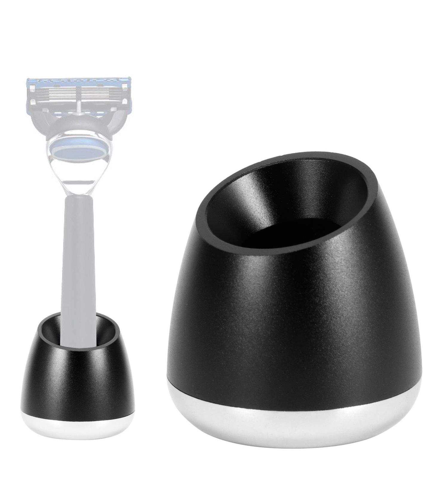 Zerodis Safety Razor Stand - Non-Slip Aluminum Shaving Holder for Men | Ideal Thanksgiving & Christmas Gift - Buy Online on GoSupps.com